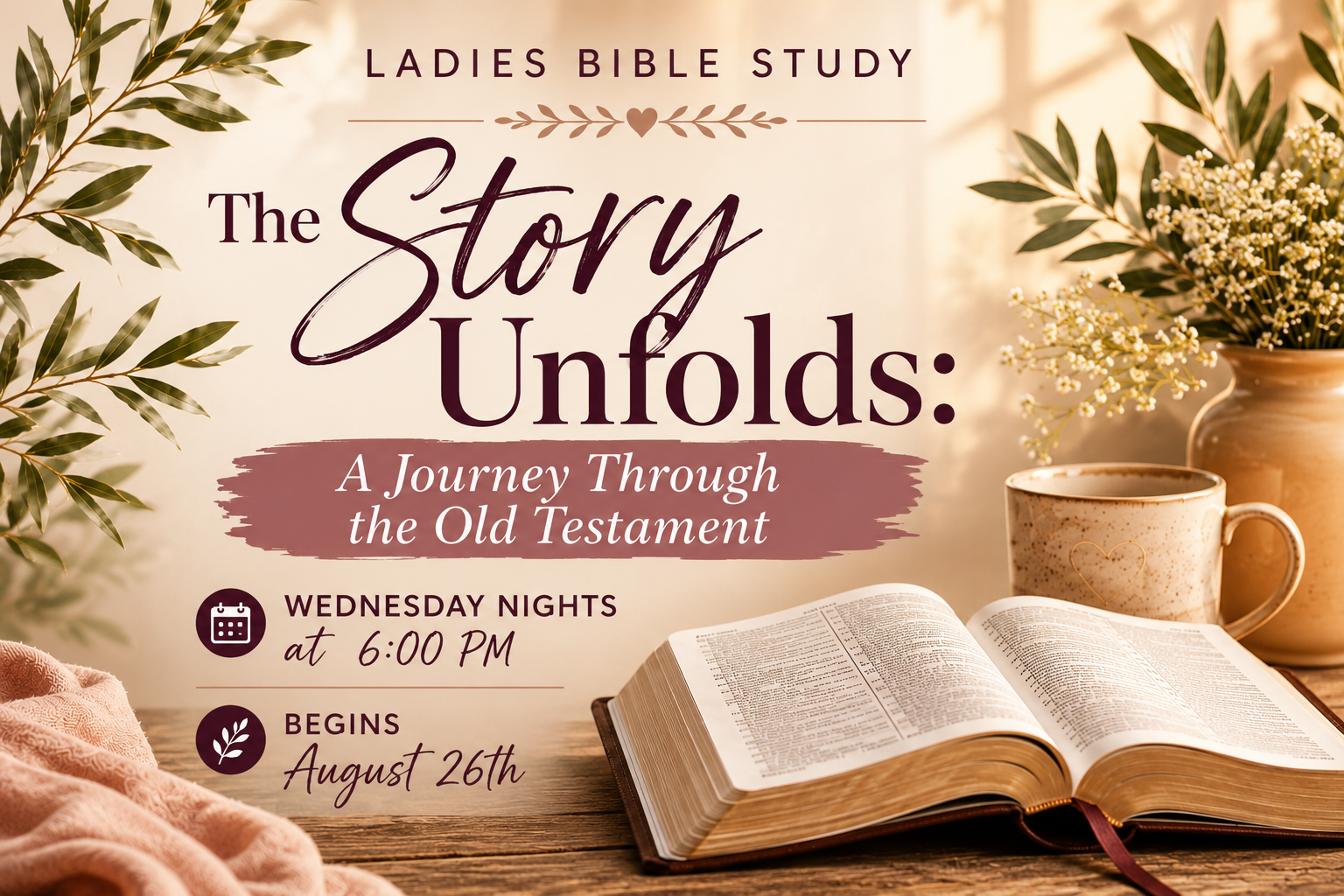 Ladies Wednesday Night Bible Study