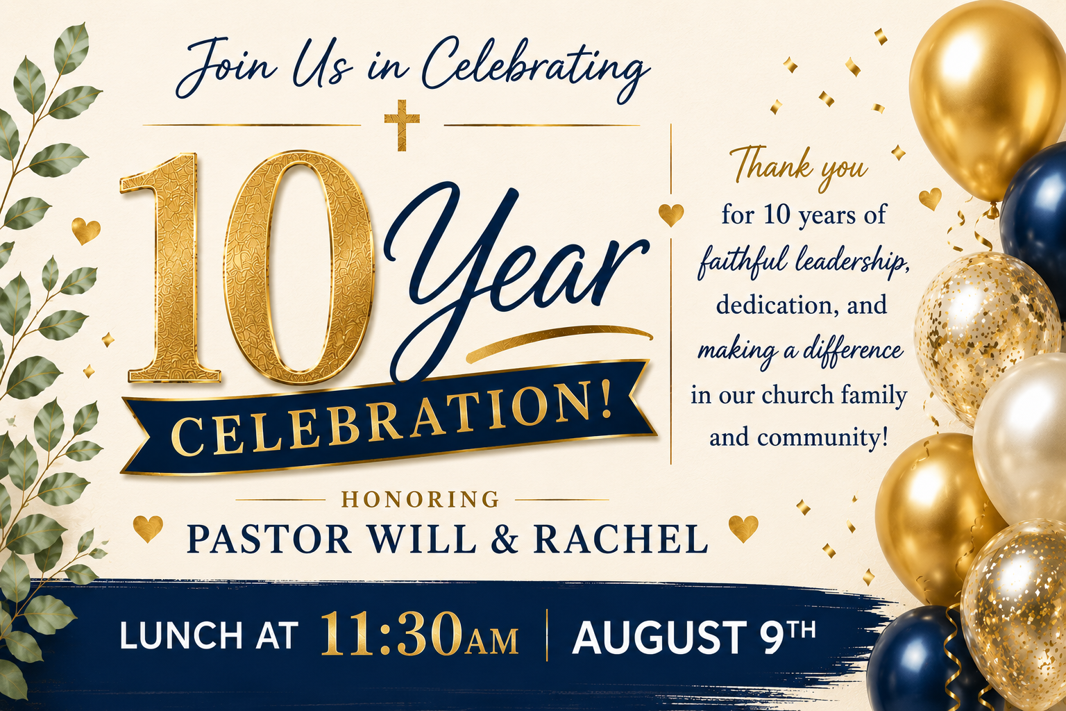 10 Year Celebration