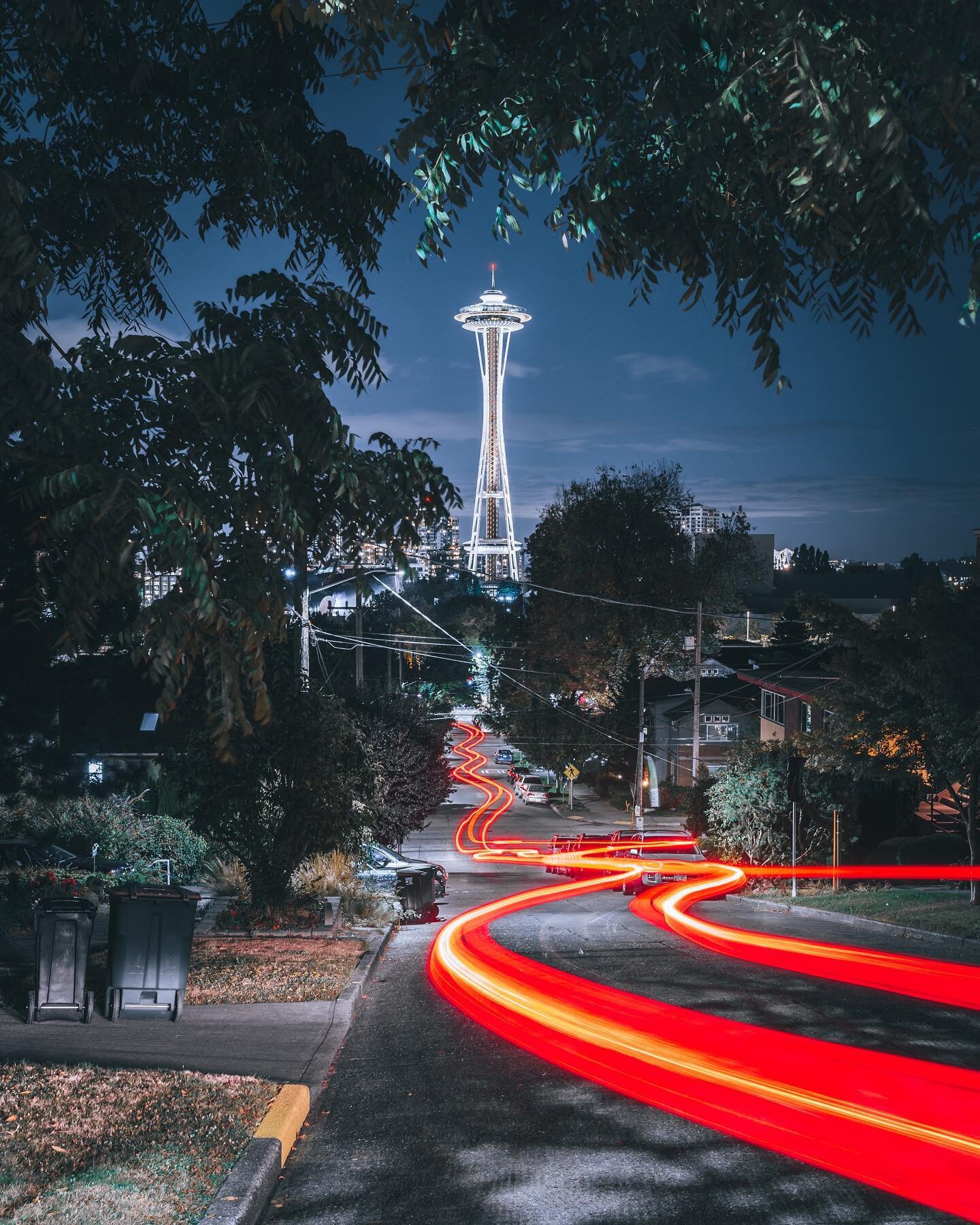Warp speed into a long weekend! 

Shoutout to @fel_photography_ for helping me create this shot. 
.
.
.
.
#curiocityseattle #seattle #tmobilepark #citykillerz #urbanandstreet #night_owlz #streetframez #toneception #shotz_fired #nightshooters #electic