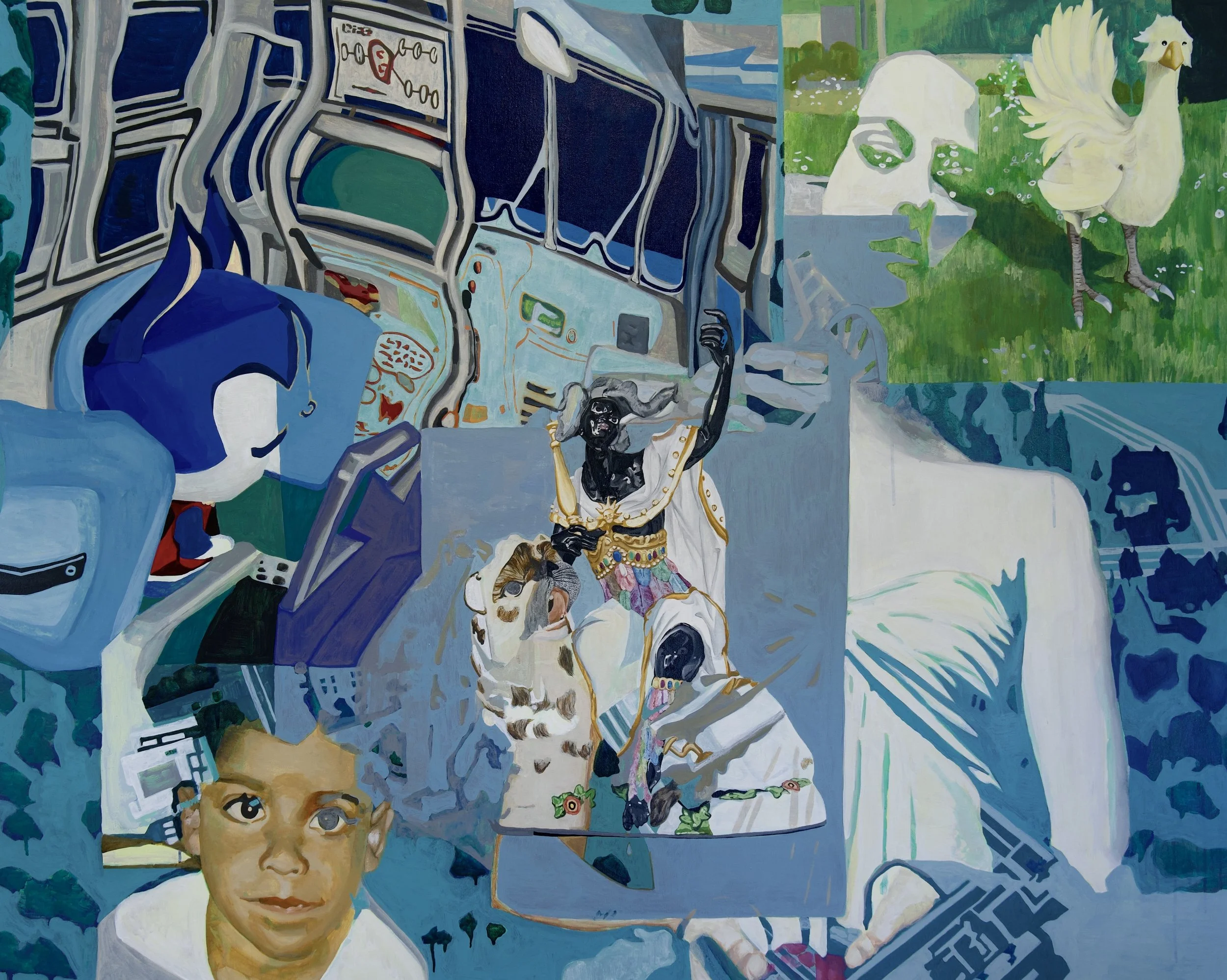 Verisimilitude, 2026, acrylic on canvas, 120 cm x 150 cm