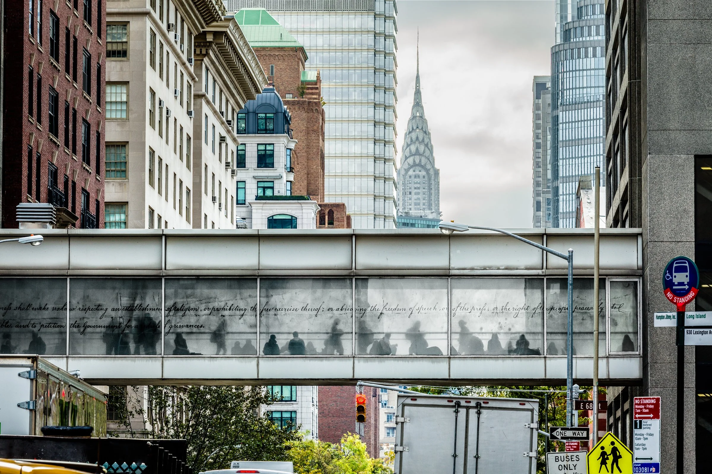 Robert Longo, American Bridge Project, Hunter College, 2017
