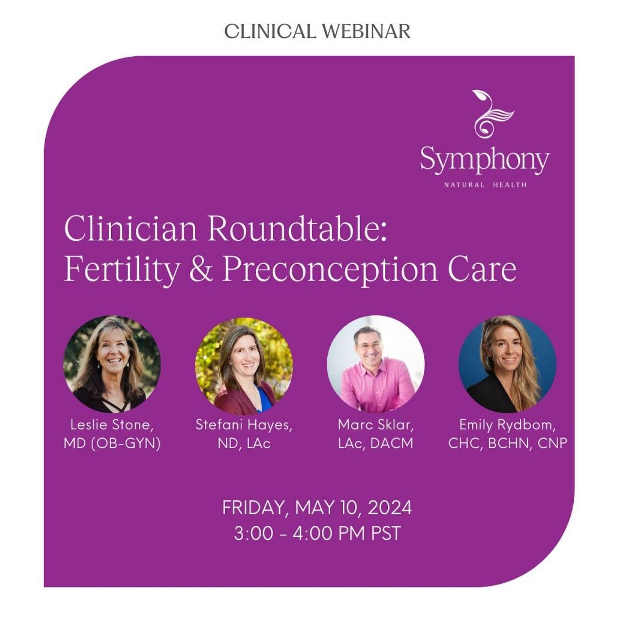 Thank you @symphonynaturalhealth for the opportunity to speak about such an important topic! Use the link: https://bit.ly/3TTODL5 to register!