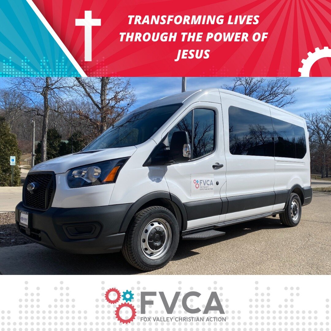 We are so thankful for the purchase of another new van!  Thank you to Chapelstreet Church, Christ Church, the Community Foundation of the Fox River Valley, and several generous individuals who helped provide the funding for this new vehicle. We are e