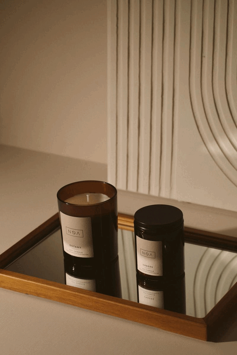 Embers Soy Candle Create a Cozy Atmosphere with a Smoked Blend HandPoured and LongLasting