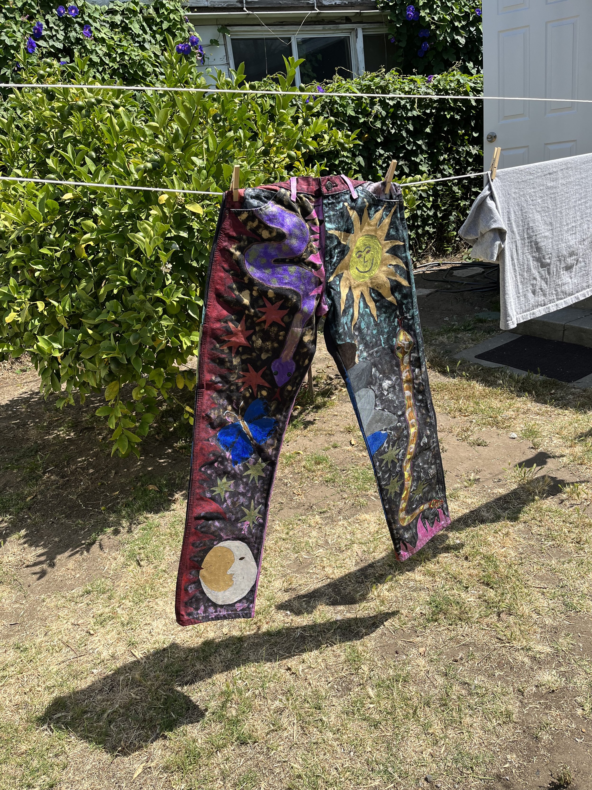 Reptile art pants front.jpeg