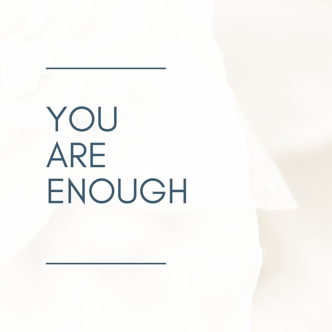 I watch business owners who struggle because they feel they need to &ldquo;keep up&rdquo;, do &ldquo;what others are doing&rdquo;, or feel like they are &ldquo;not good enough&rdquo;. ⁠
⁠
What I want to say to them is: You are enough. ⁠
⁠
You are per