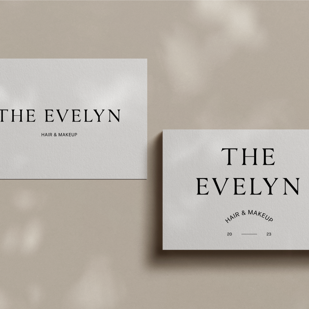 semi custom logo business cards