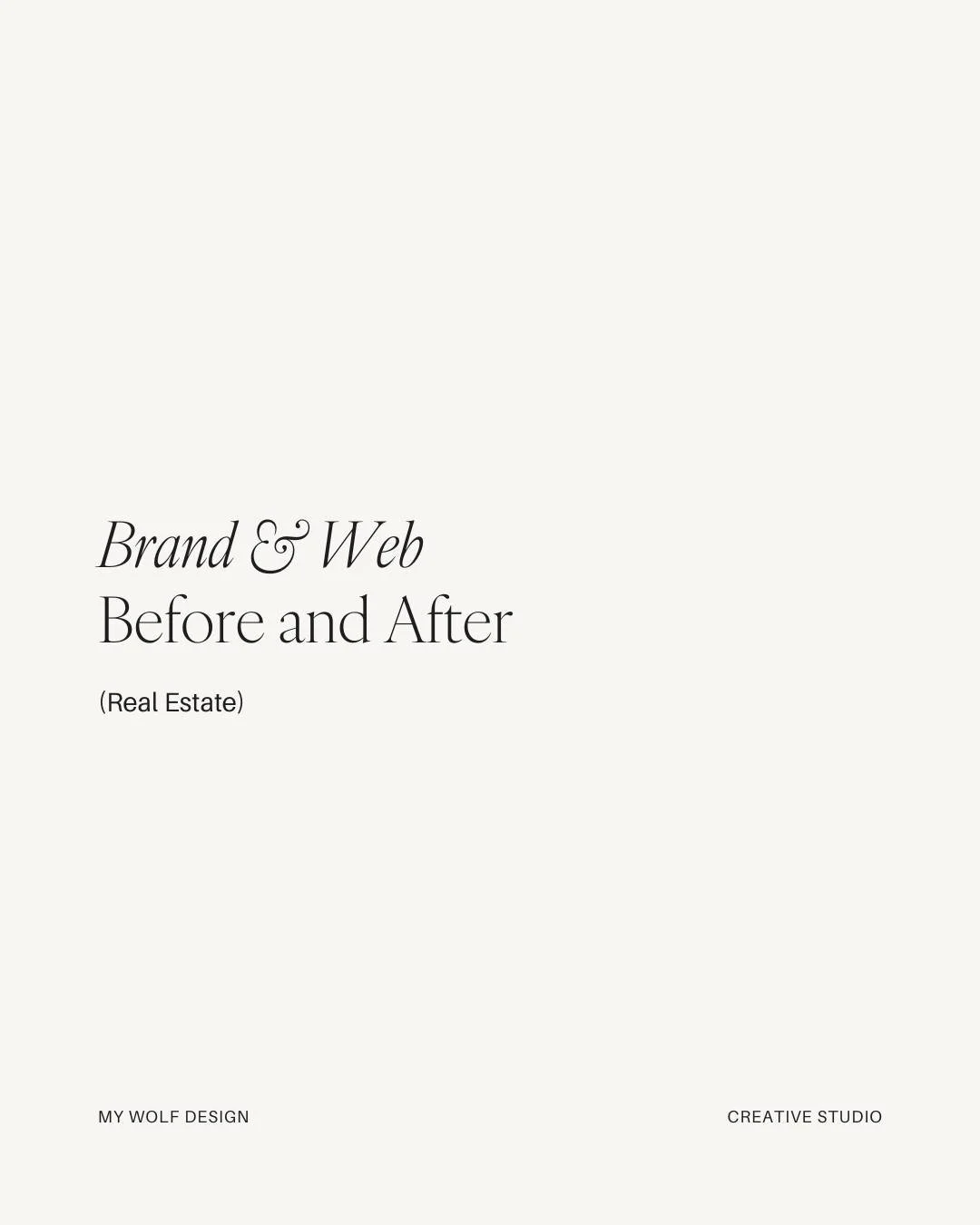 Realtors: if your website is just a prettier version of Realtor.ca or MLS, you&rsquo;re not marketing, you&rsquo;re mirroring the same thing everyone else is doing.

We LOVE working with realtors because we get to show them a world where &quot;brand&