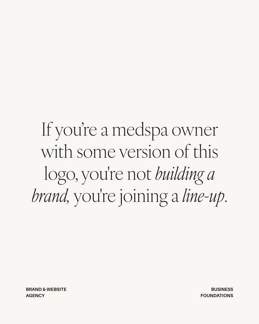 We saw all 3 of these logos in just 1 month from business owners who told us they wanted to stand out, elevate their presence, and clearly communicate what makes them special.
&nbsp;
When your branding looks like everyone else&rsquo;s, your audience 