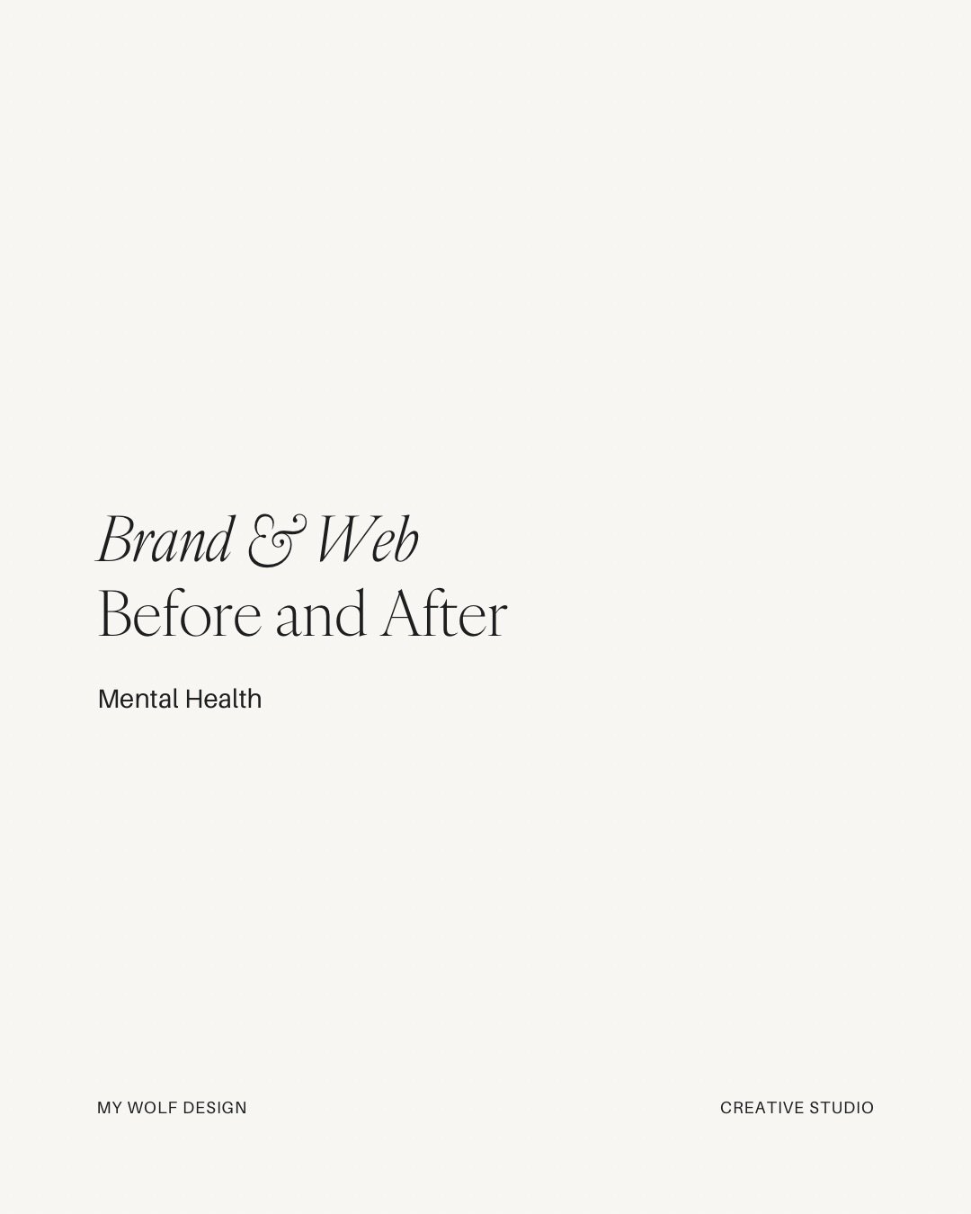 Don&rsquo;t wait until your business is in survival mode to come to us. 

Kristi came to My Wolf Design when things were working. Clients were finding her and business was good, but she wanted to grow. 

She wanted to attract more of her ideal client