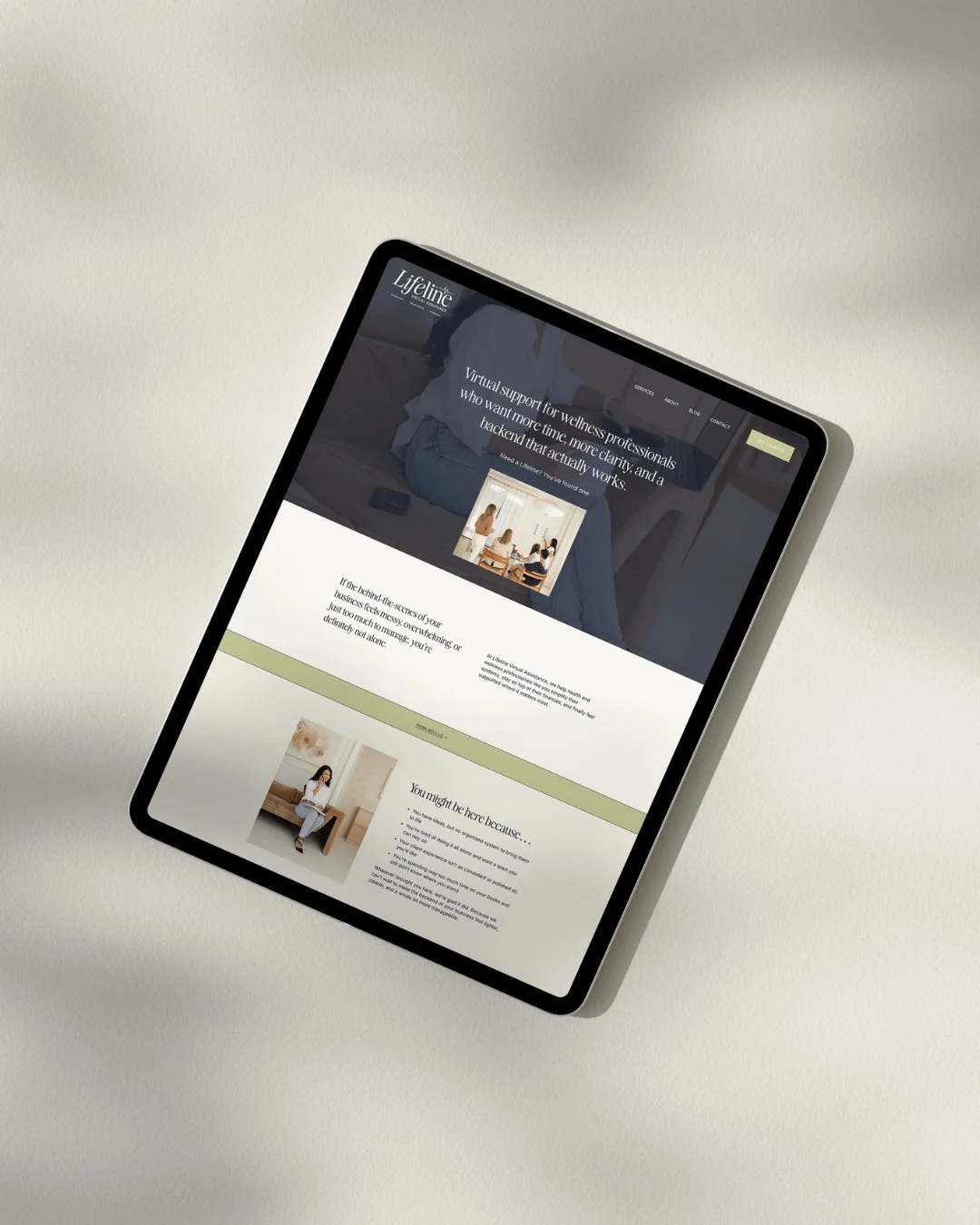 She loved her logo. Her husband designed it.
I want to say that first because it matters. It wasn't just a logo to Cassandra. It meant something.

But her business had grown. She had a team now. She was getting traffic to her site and it wasn't conve