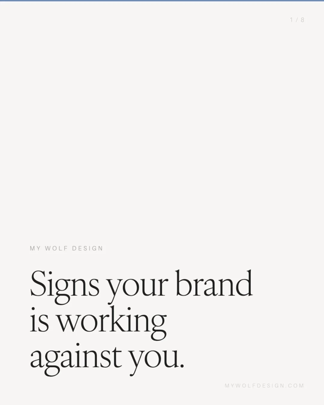 If you cringe when someone asks for your website, that's not just an aesthetic problem. It's a signal.

Your brand is supposed to do a job. It should communicate what you do, who it's for, and why someone should trust you before they ever speak to yo