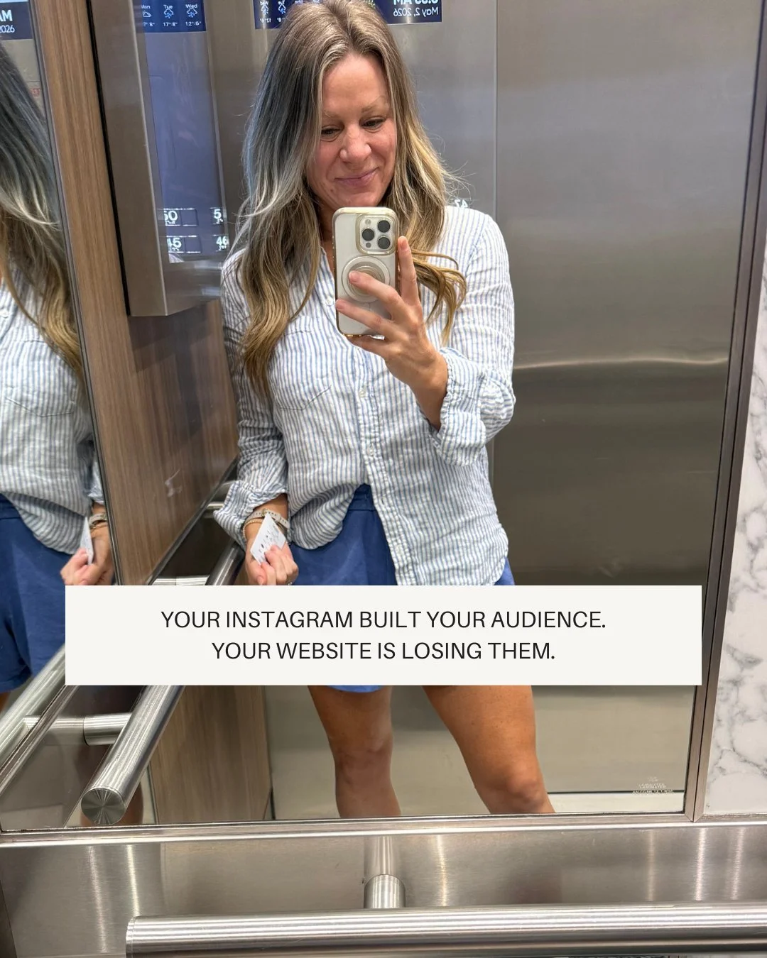 Coaches put everything into their content. The reels, the stories, the captions that took an hour to write. The audience shows up. They follow. They trust.

And then they click the link in bio.

And the website looks nothing like the person they just