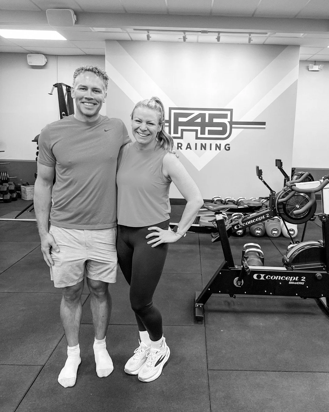 My first Hyrox was with another mom. Our goal was simple. Finish it. Prove to ourselves we could do hard things. Send it.

This one is with my husband. (later today)

Mike is not a gym guy. He is, however, good at everything. Which is somehow more an