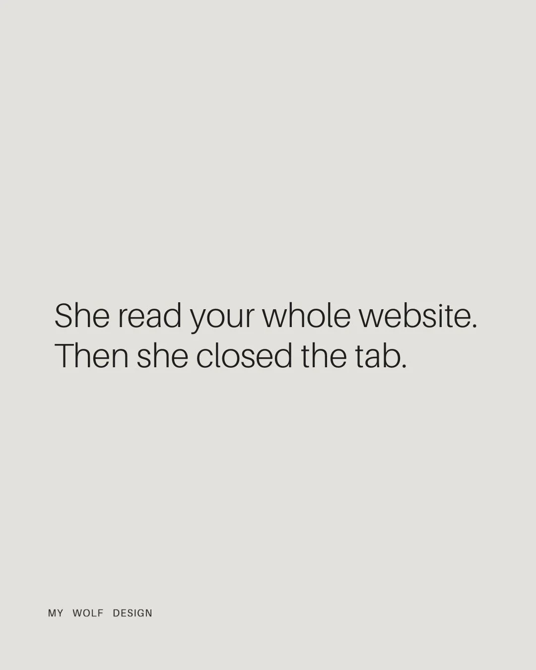 You check it more often than you'd admit. Open the site, look at the inquiry form, nothing.

And the conclusion most people land on is traffic. Not enough people are finding you. So you post more, you tell yourself you'll finally sort out SEO, you wo
