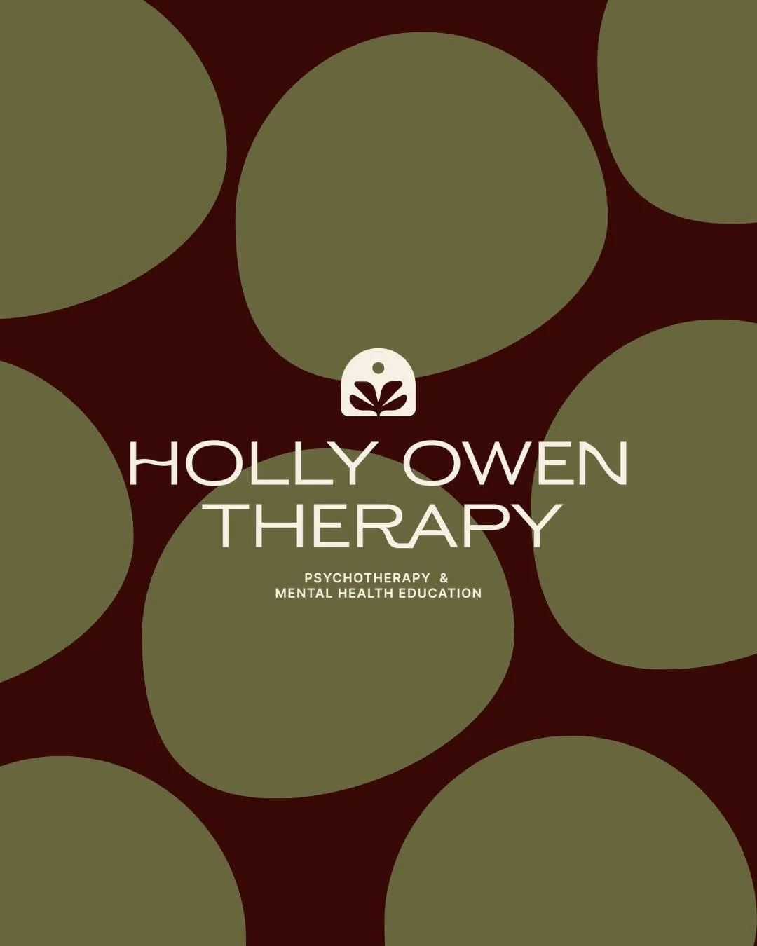 We didn't build based on the Pinterest board Holly sent us.

The strategy said stand out, don't look like every other therapist, be the one people remember. (Brand designer's dream!)

The board was sage green, neutrals and traditional leaves. Lovely!