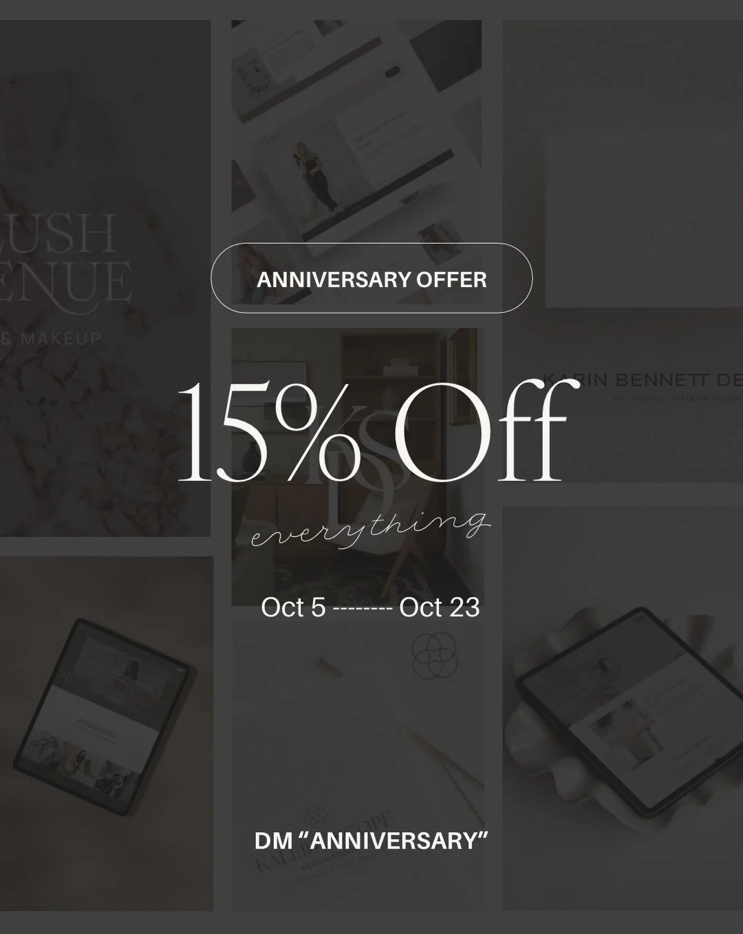 MWD turns 8 this month, and everything is 15% off until October 23 at 4pm ET.

Eight years and 200+ clients in, my favourite projects are still the ones where someone&rsquo;s business outgrew their brand and we got to catch it up. If that&rsquo;s you