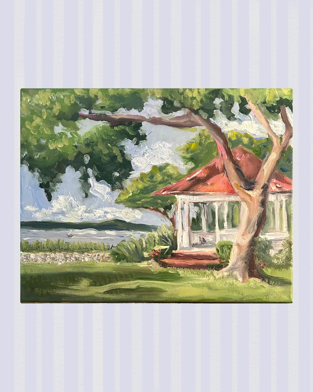"SUMMER GAZEBO" ORIGINAL PRINT
