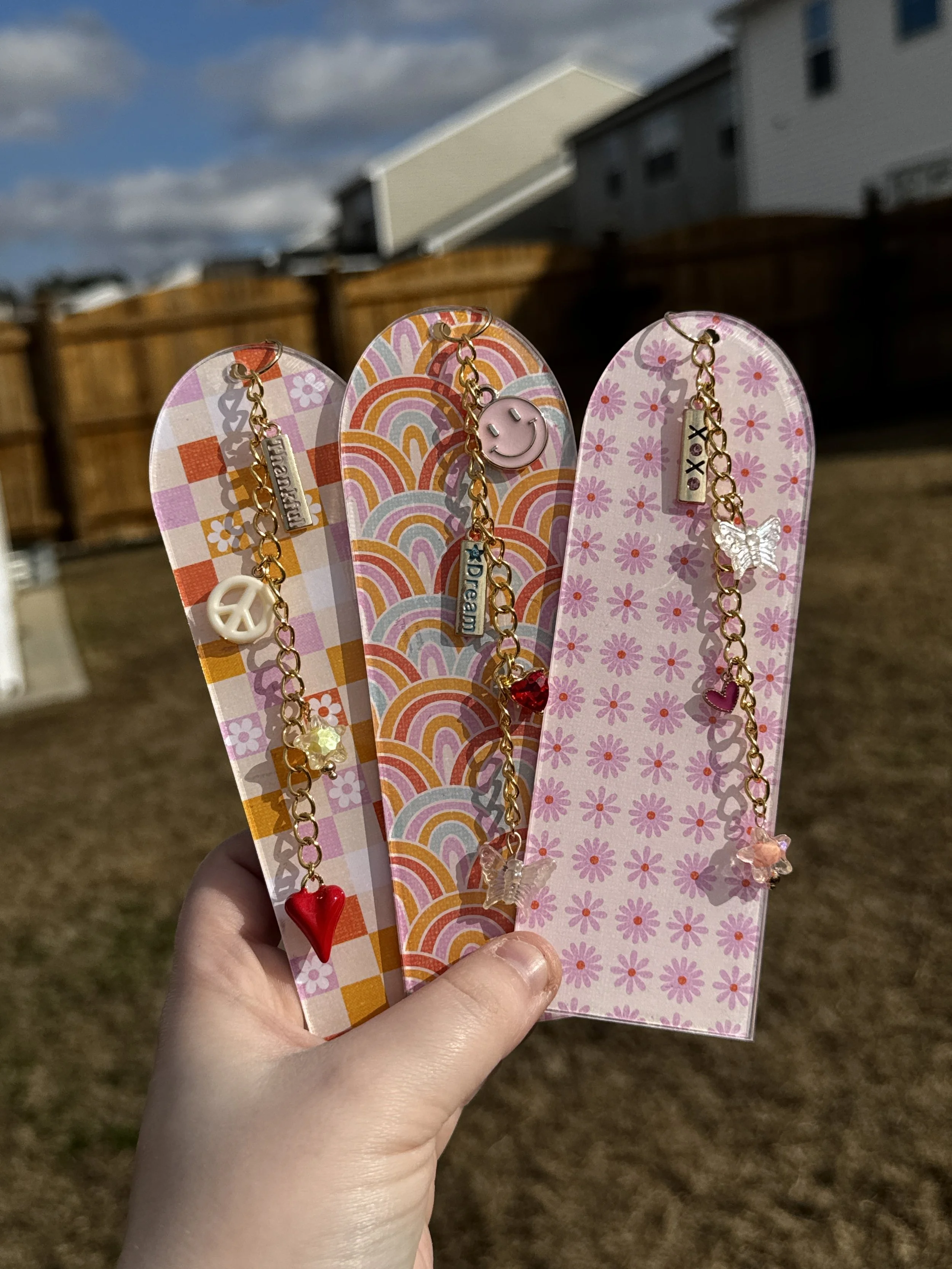 GROOVY CHARM-ING BOOKMARKS