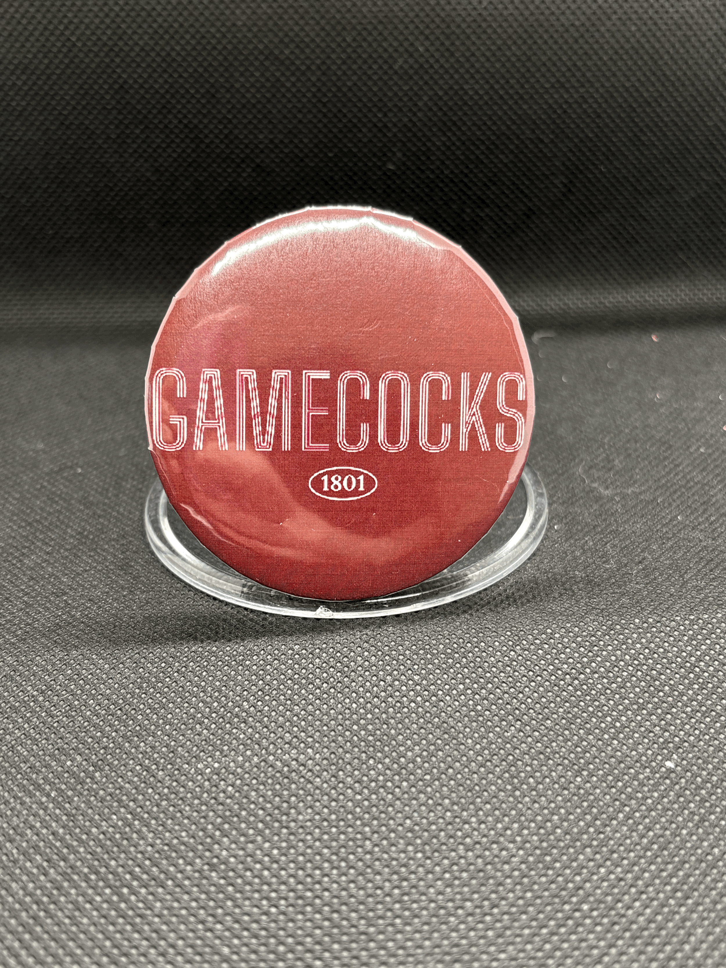 GAMECOCK STRIPED BUTTON