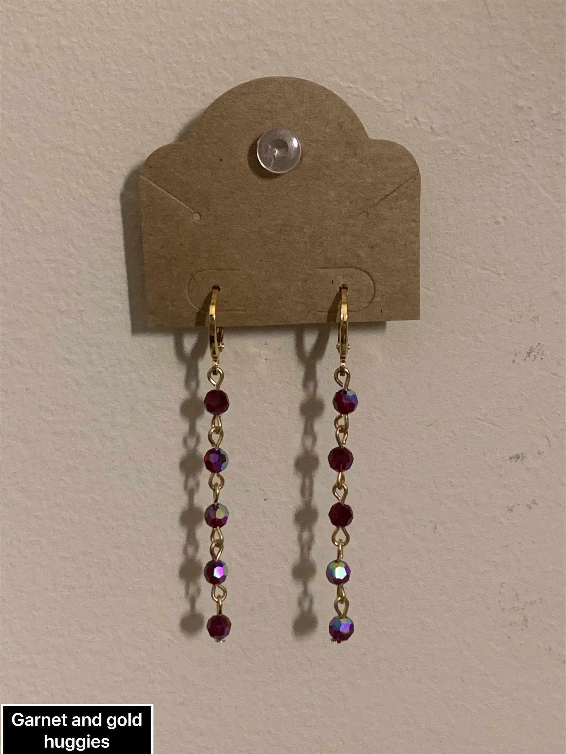 GARNET AND GOLD HUGGIES