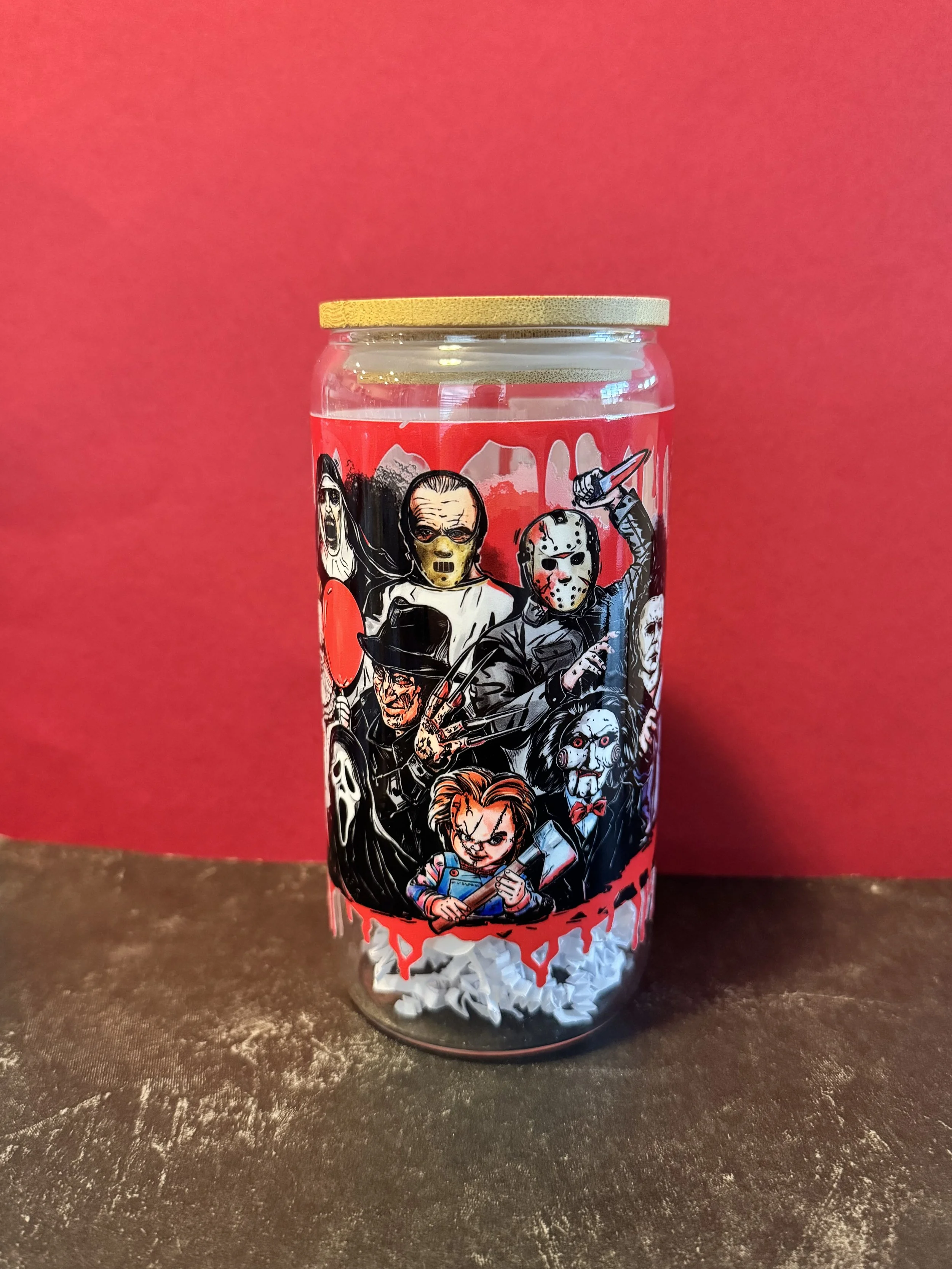 UVDTF Glass Horror Cups