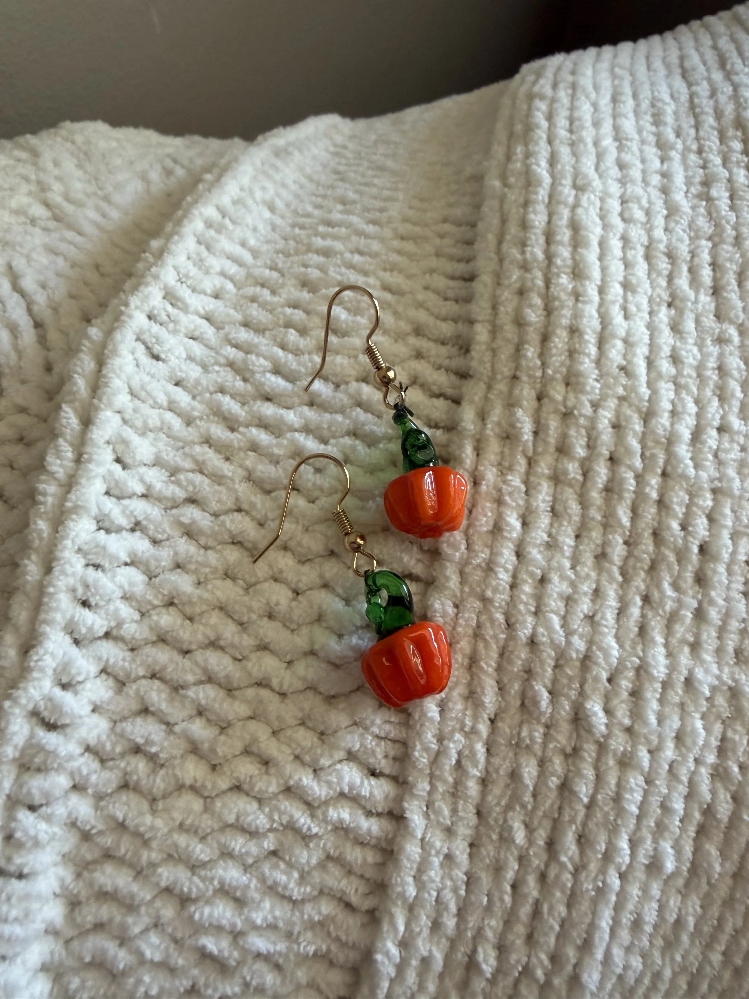 PUMPKIN EARRINGS