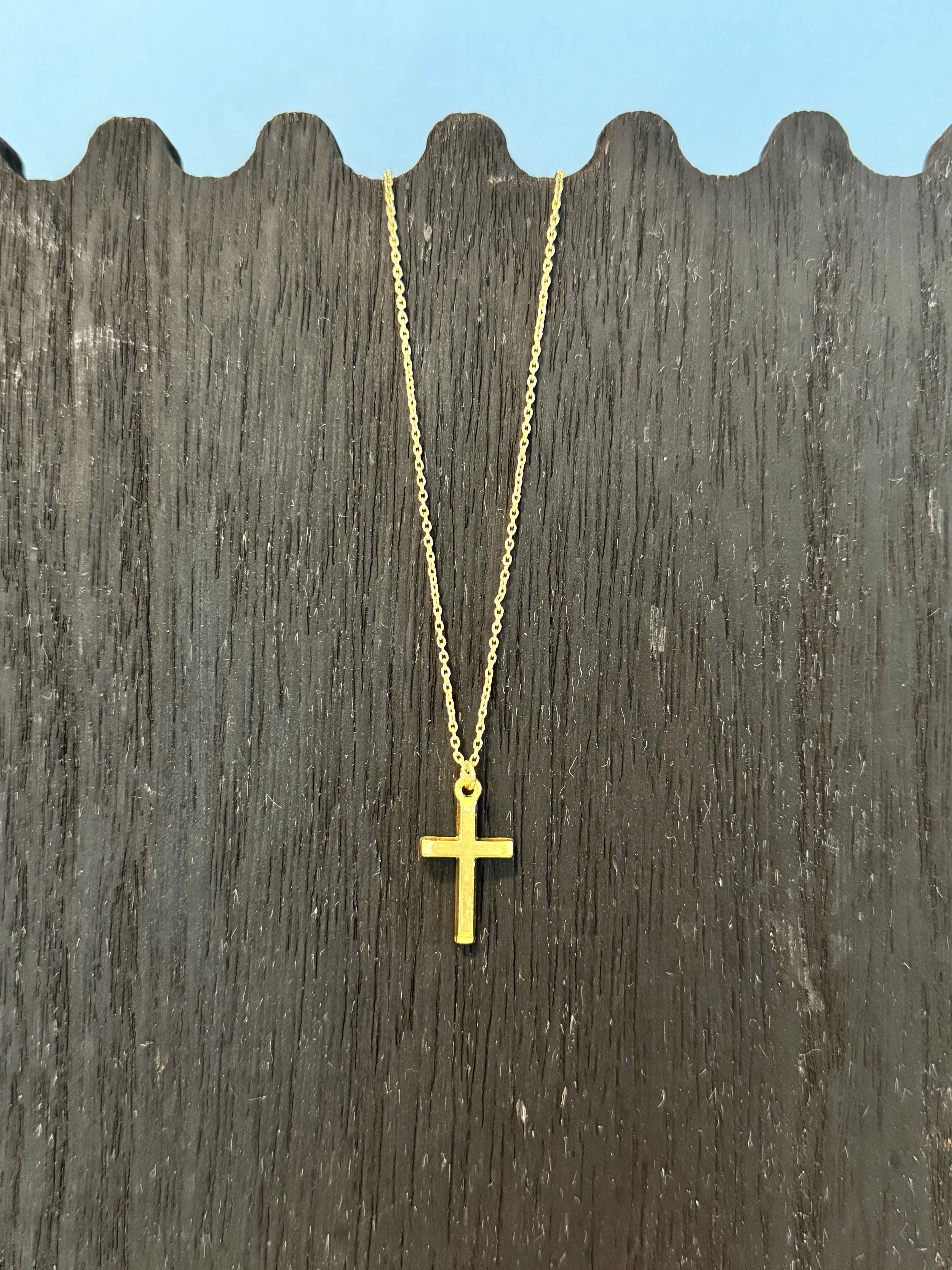 Gold Cross Necklace