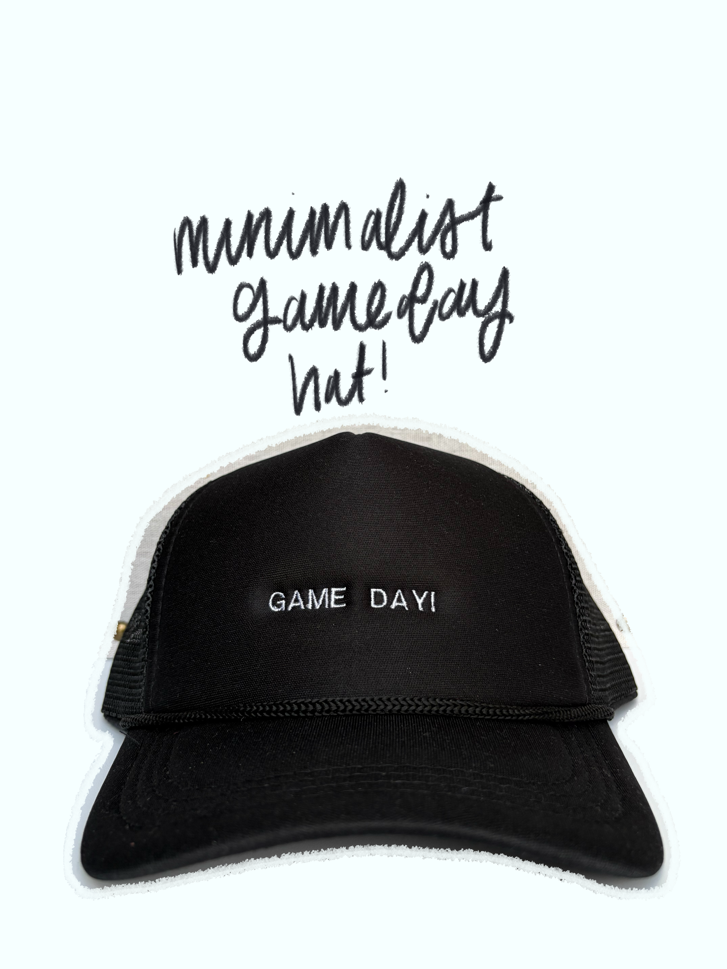 MINIMALIST GAME DAY HAT