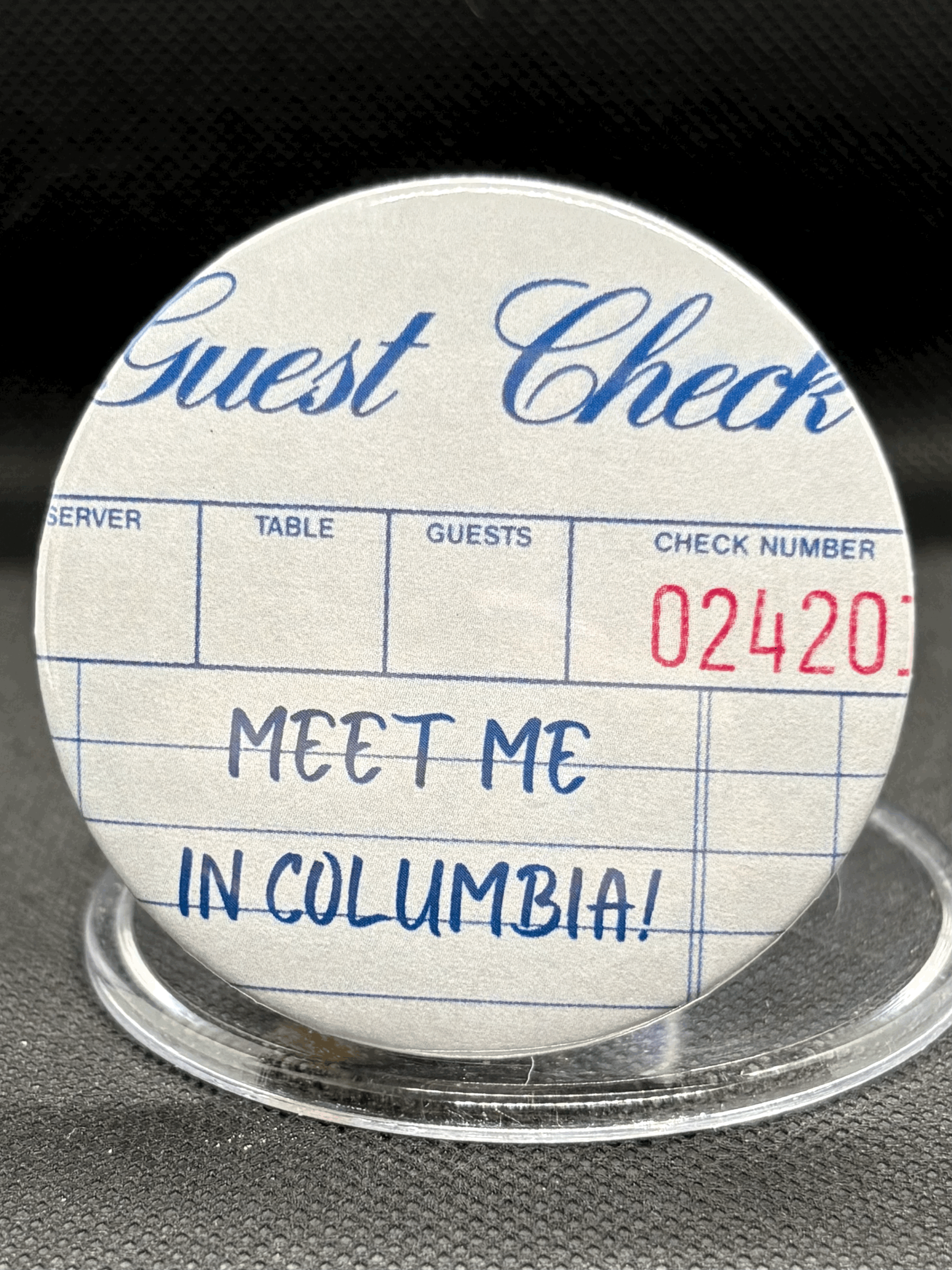 RECEIPT BUTTON