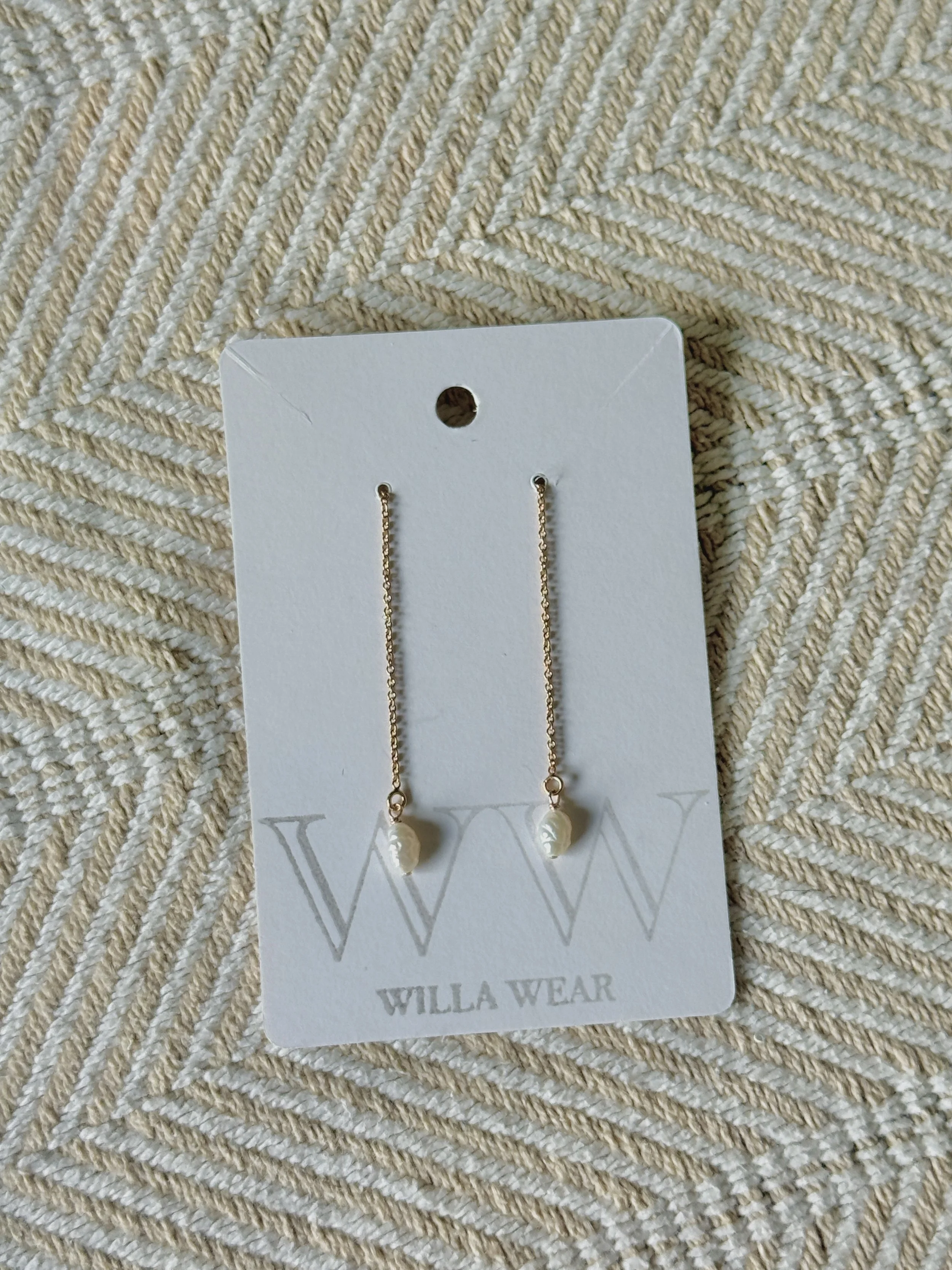 NOELLE THREADER EARRINGS