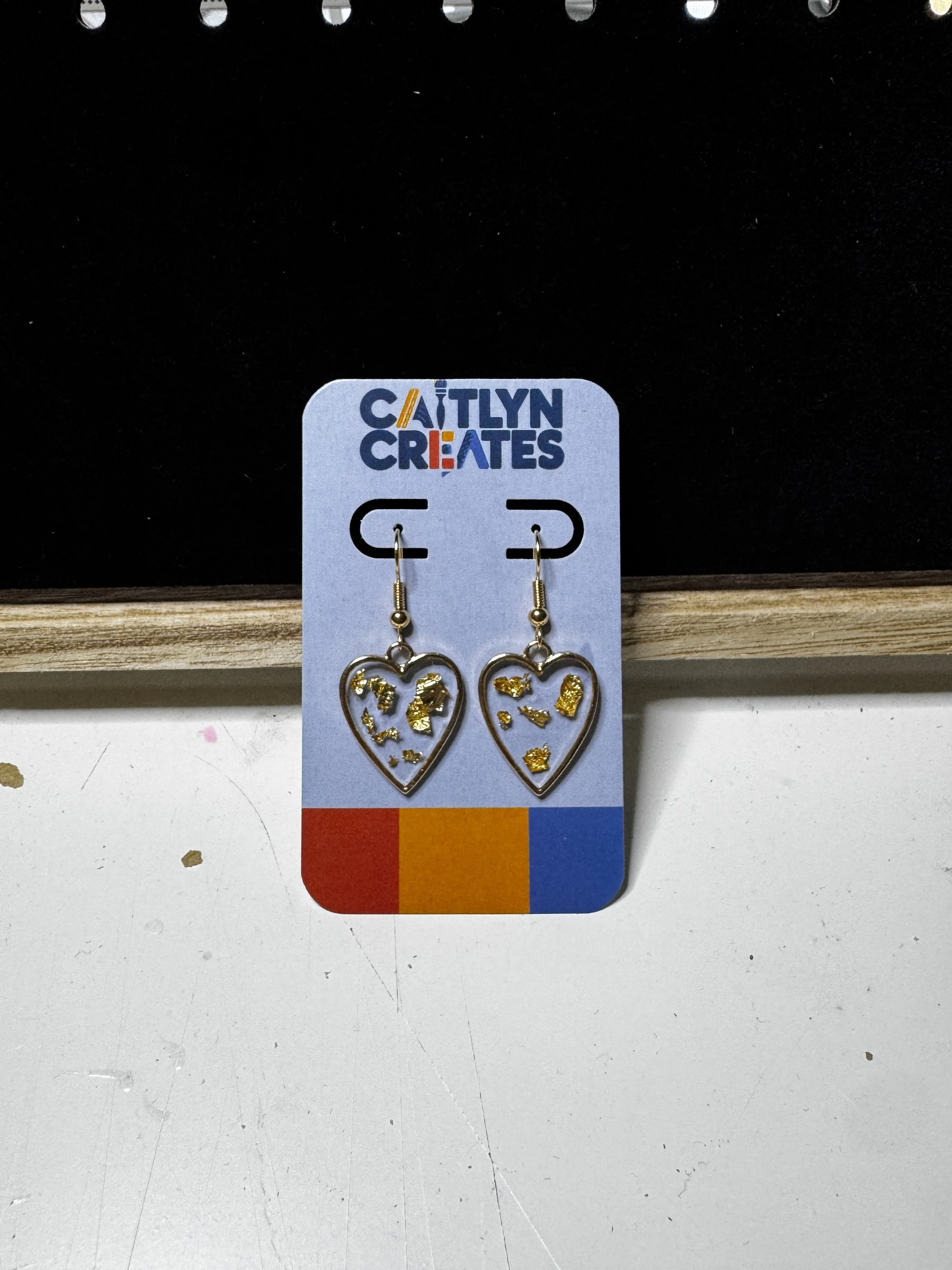 GLAM HEART EARRINGS