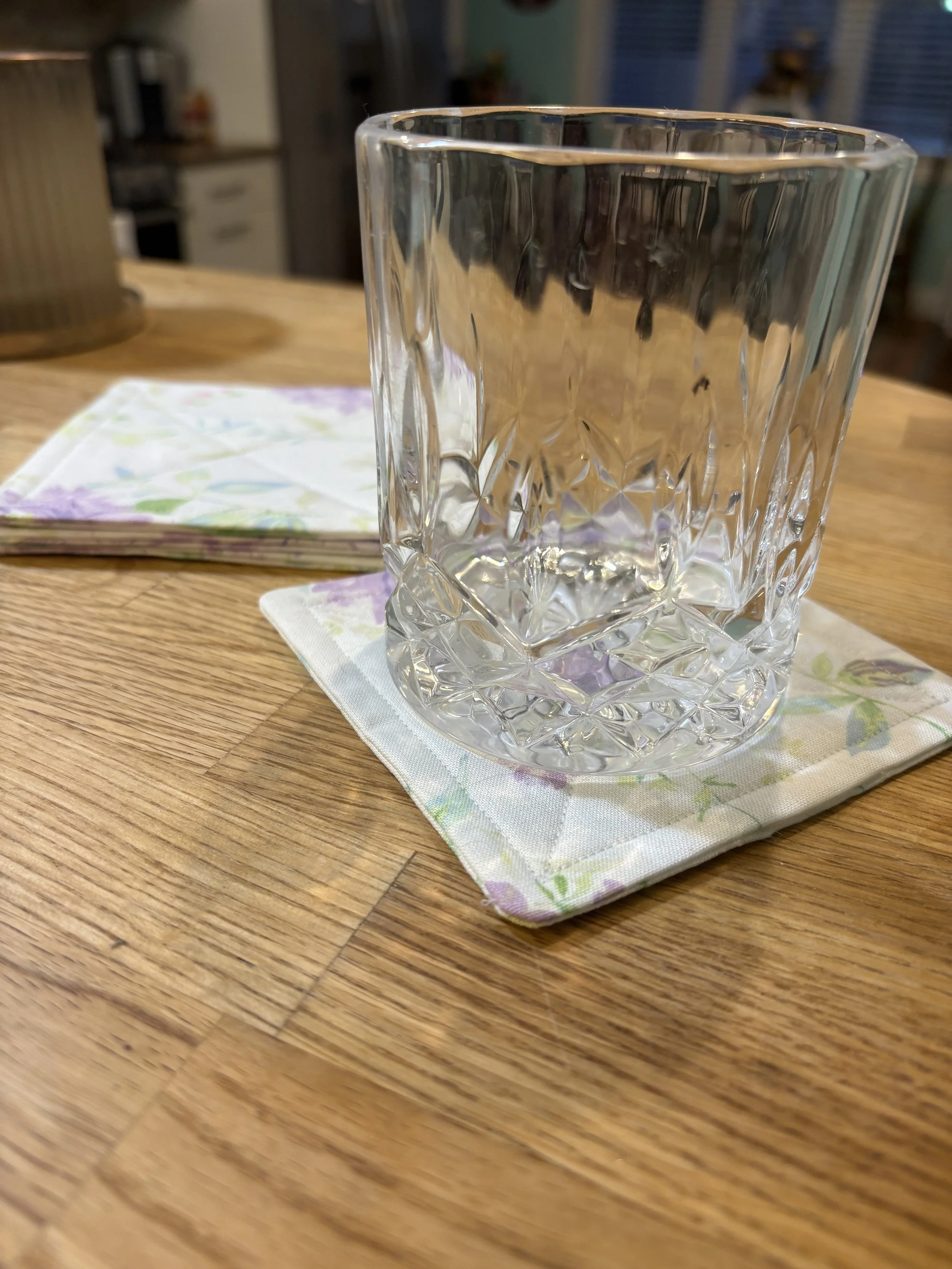 LAVENDER BLOOM COASTER SET