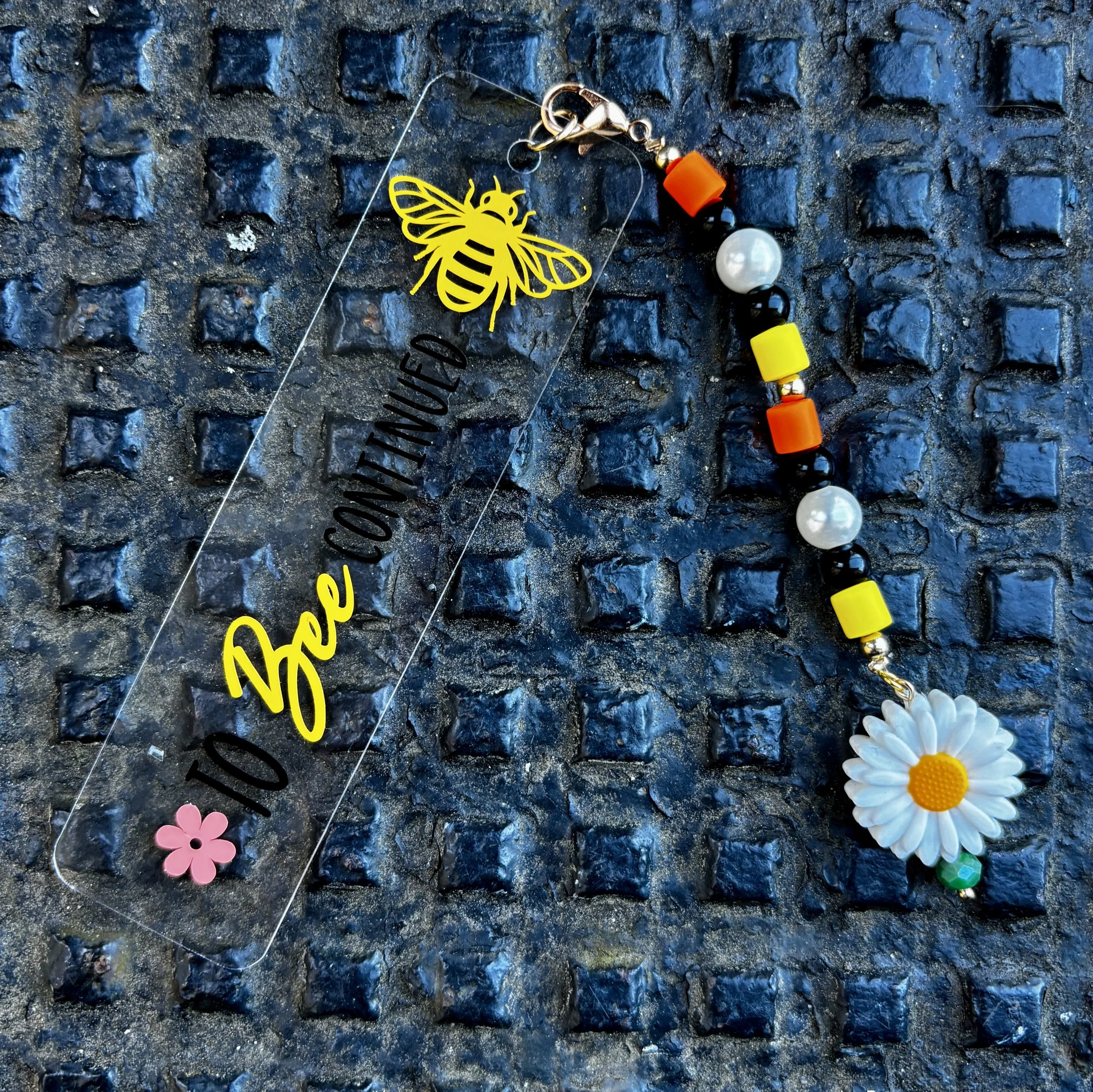 TO BEE CONTINUED BEADED BOOKMARK