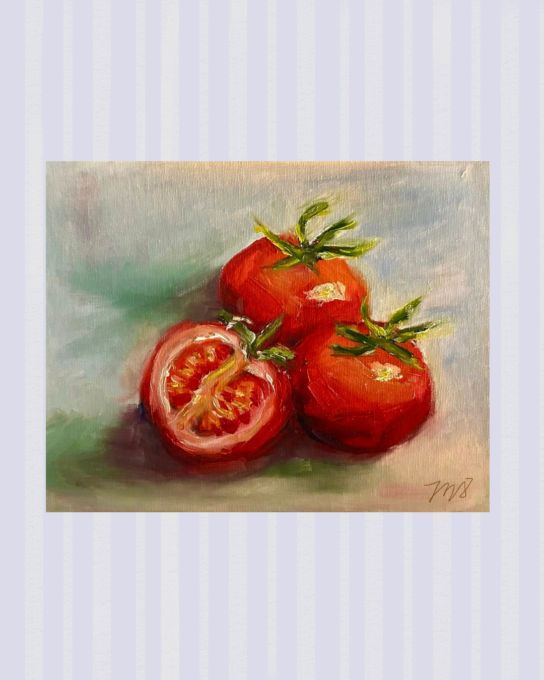 "GARDEN TOMATOES" ORIGINAL PRINT