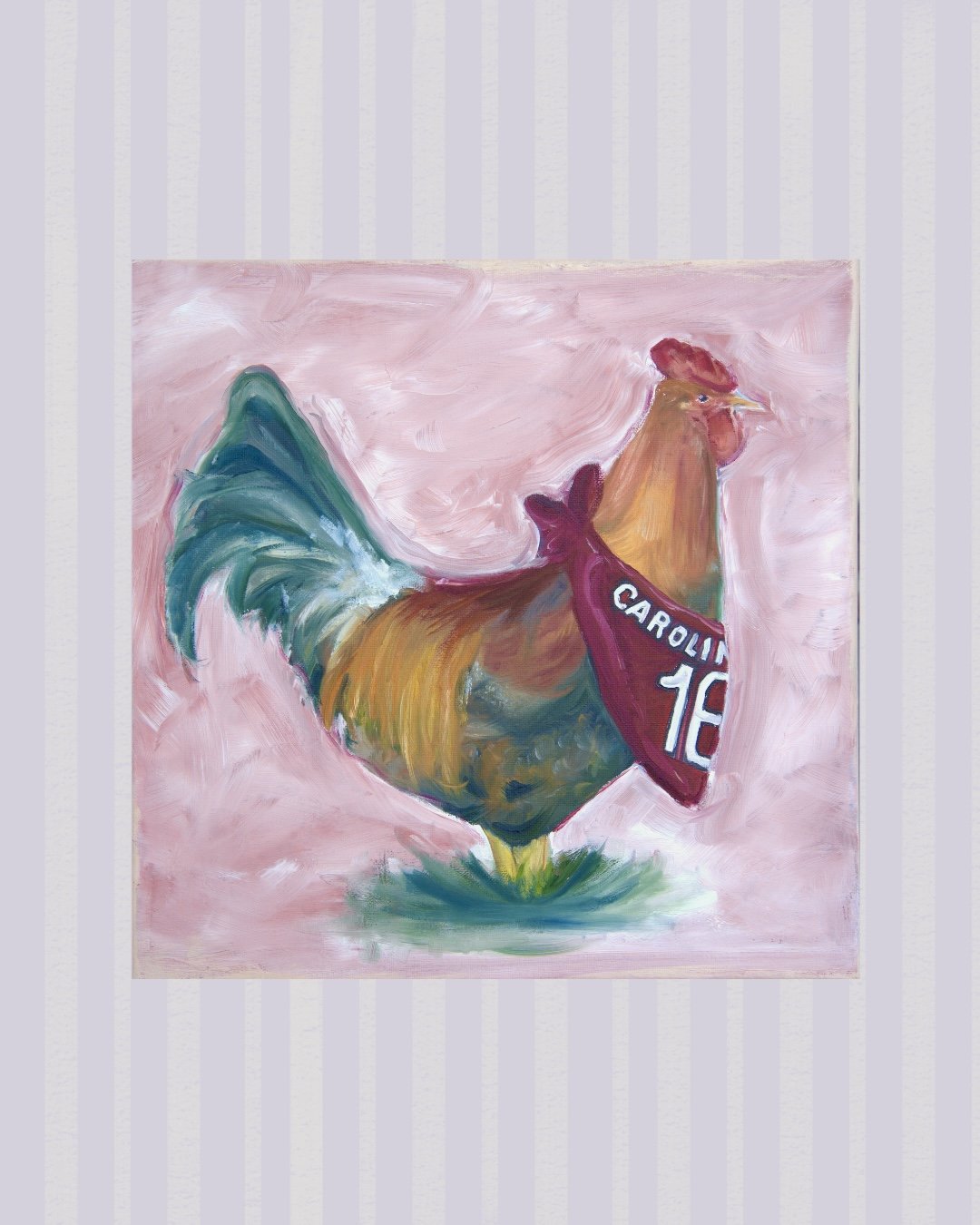"GAMECOCKS NO. 16" ORIGINAL PRINT