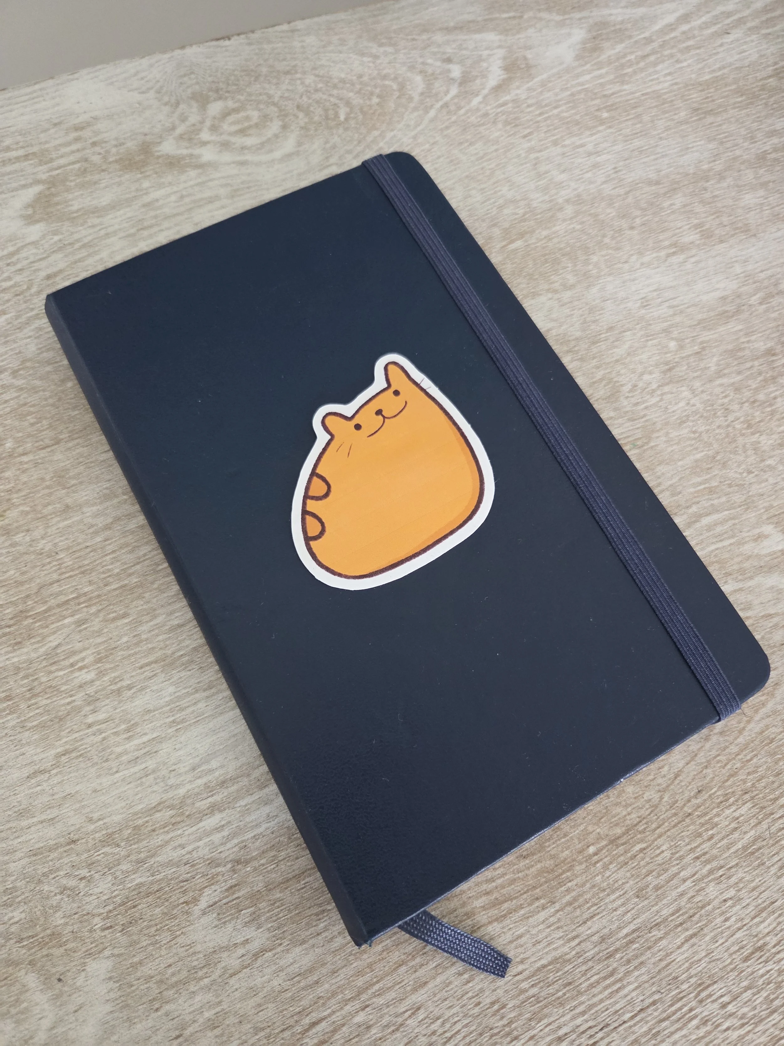 Orange Loaf Cat Sticker