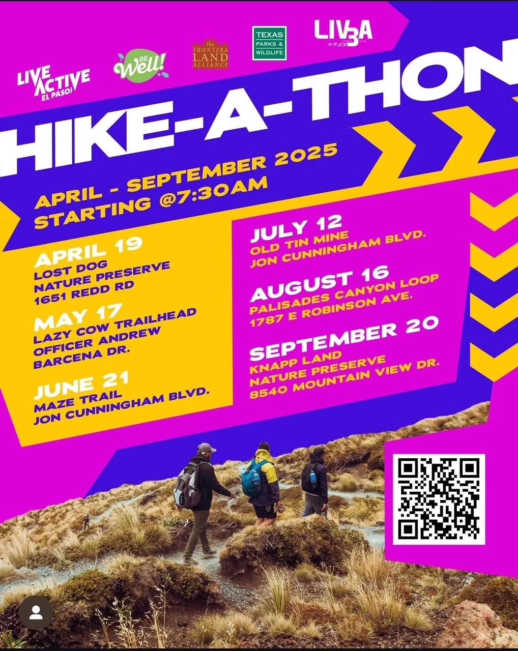 Hike-a-Thon @ Knapp
