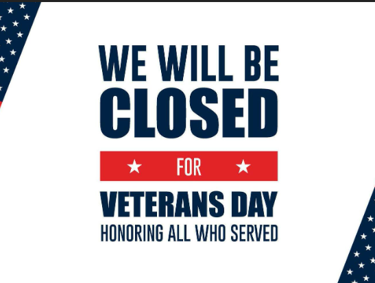 Veterans Day - Office Closed