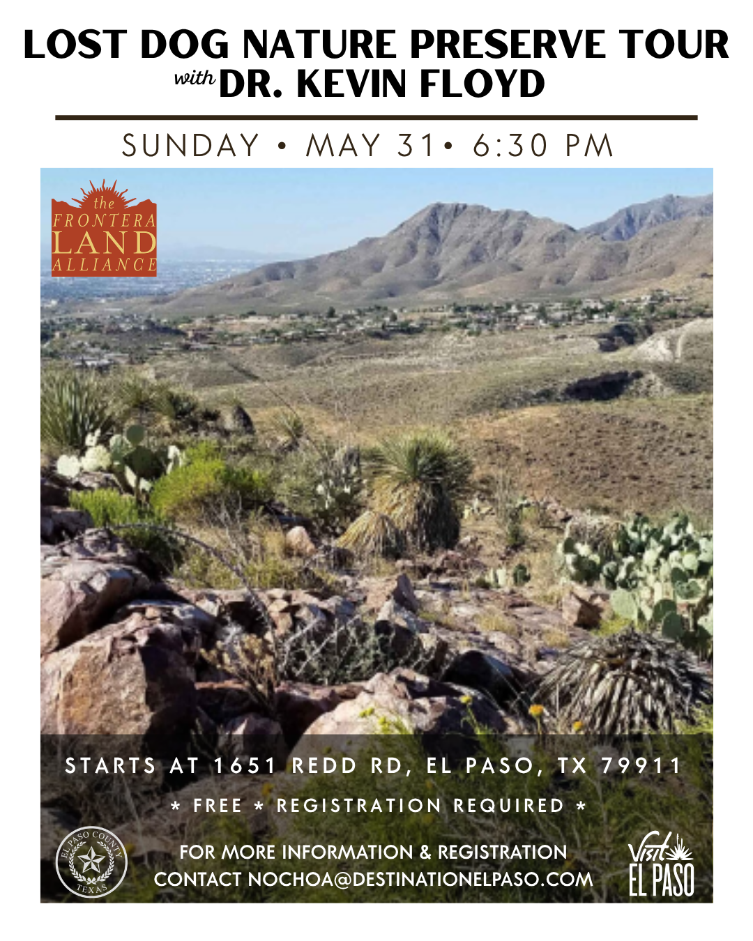Destination El Paso Tour of Lost Dog