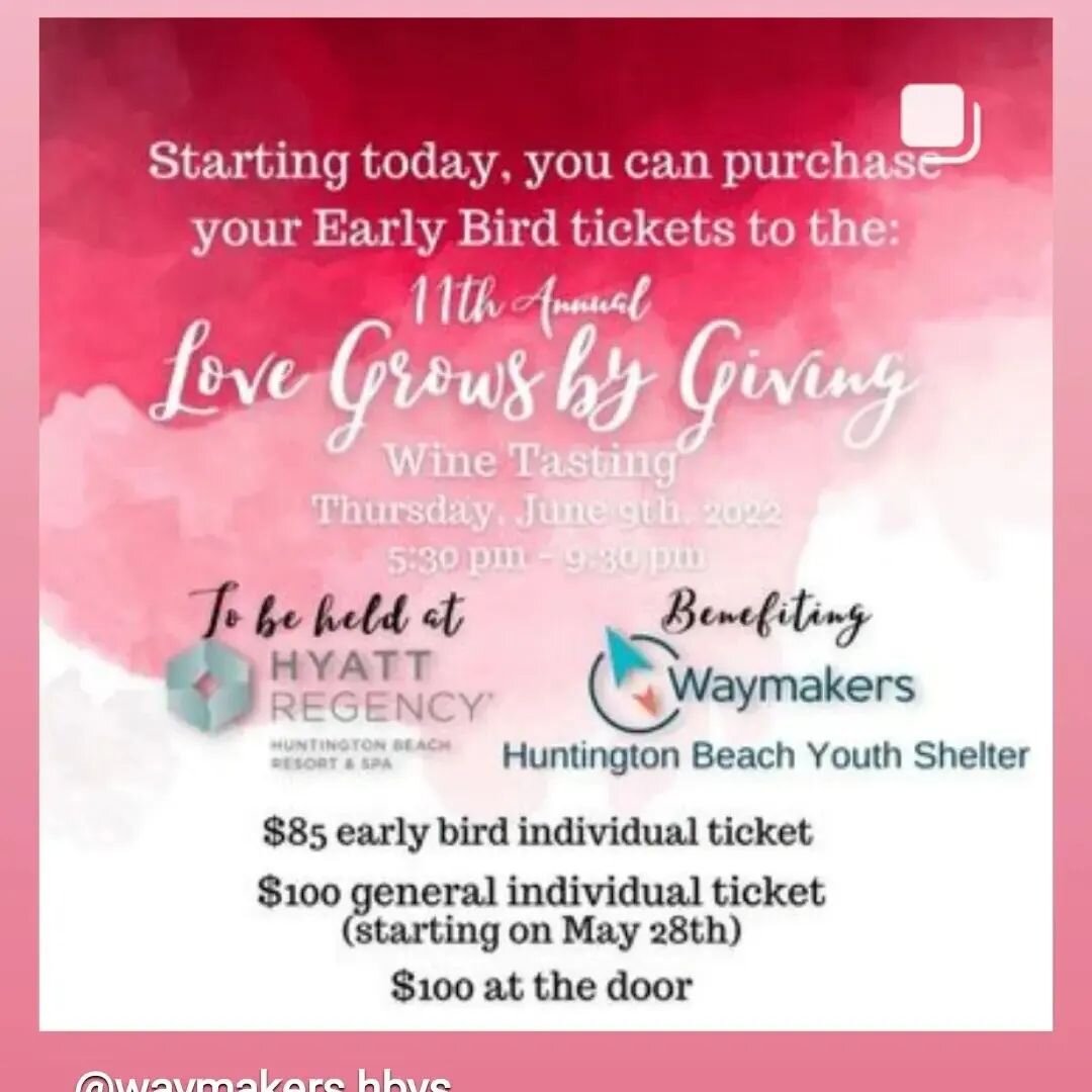 Please go to @waymakers.hbys and help support our youth. 

@cucinaalessa is so proud to be part of this event. See you all for some good food and helping a great cause by supporting our youth in need. 

#cucinalessa #cucinaalessahb #cucinalessanb #su