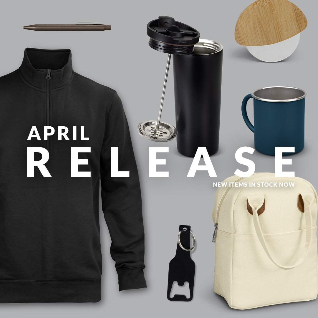 💙 APRIL NEW PRODUCT RELEASE 💙 

We have just released over 20 new products to our range! Featuring apparel, drinkware, lunch bags, and more.

Now available - Check It Out! 
https://www.trends.nz/category/0-0/ID1237910723?term=&amp;Categories=&amp;B
