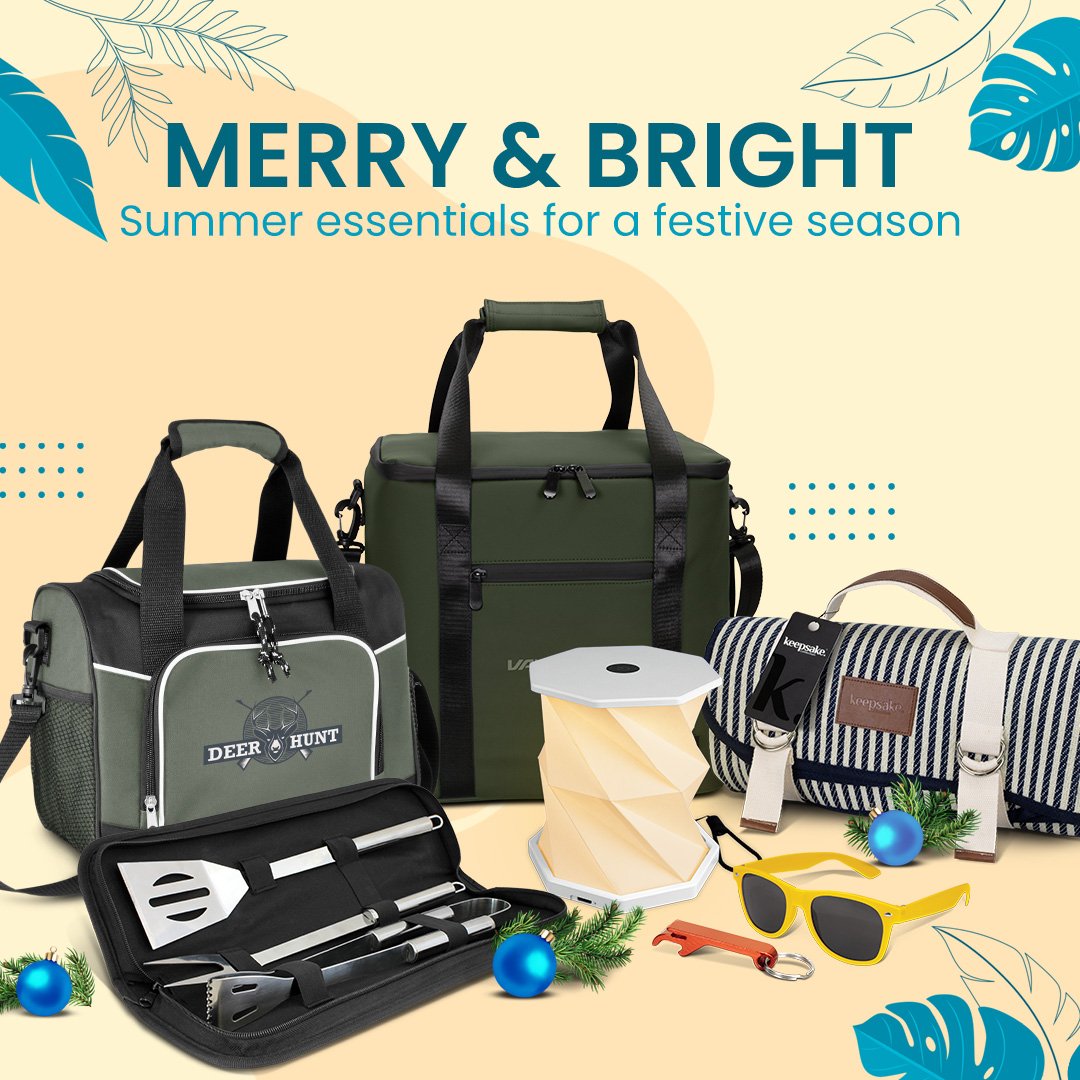 ☀️🎄 Sun, fun &amp; festive vibes! 🎄☀️

Get your Christmas Summer Essentials ready &mdash; cooler bags, sunnies, picnic blankets &amp; all the holiday must-haves! 😎🎁

Make this festive season bright, fun, and unforgettable.

👉 Contact Us today fo