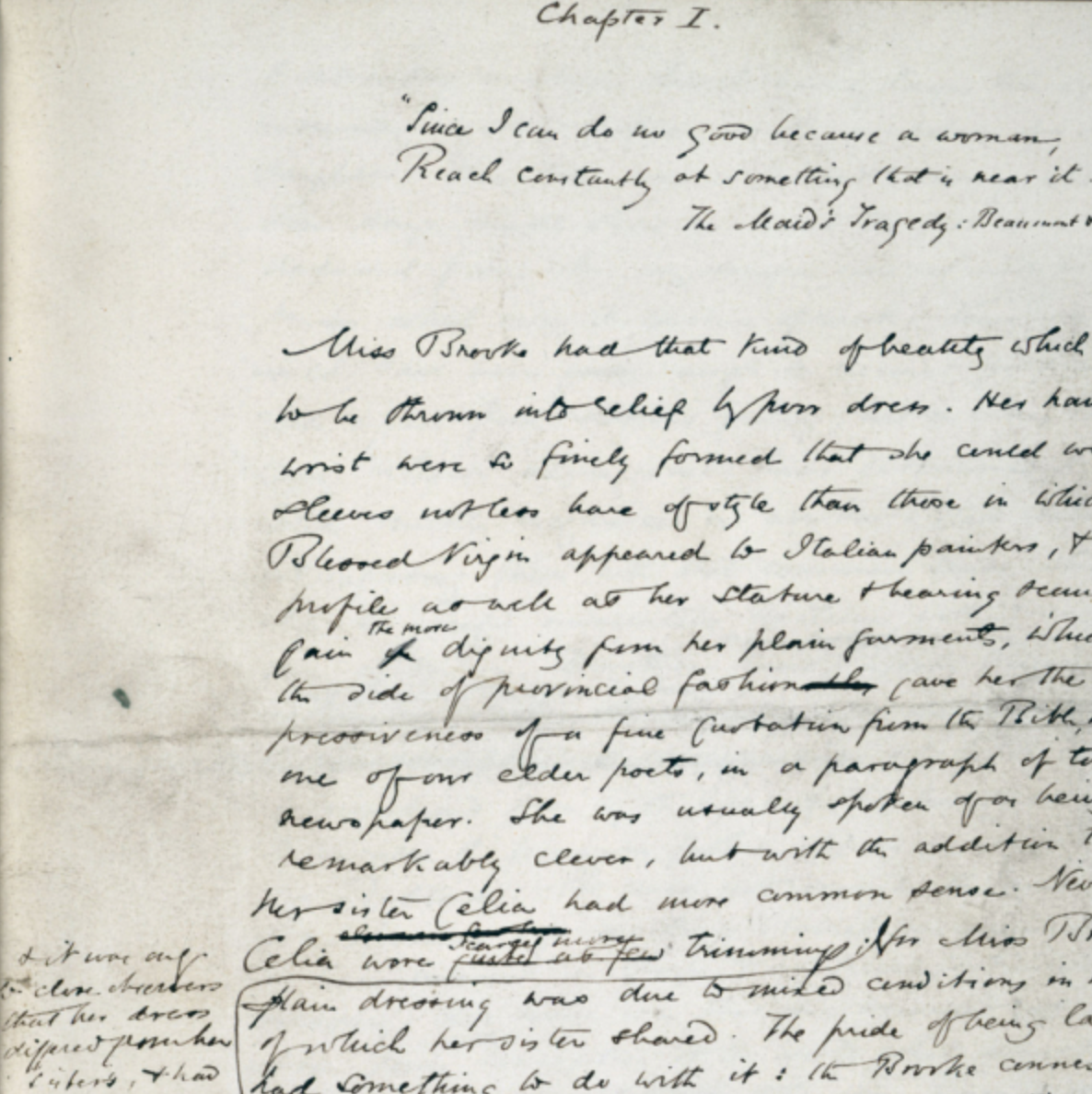 A handwritten manuscript page representing a course in the Trivium.