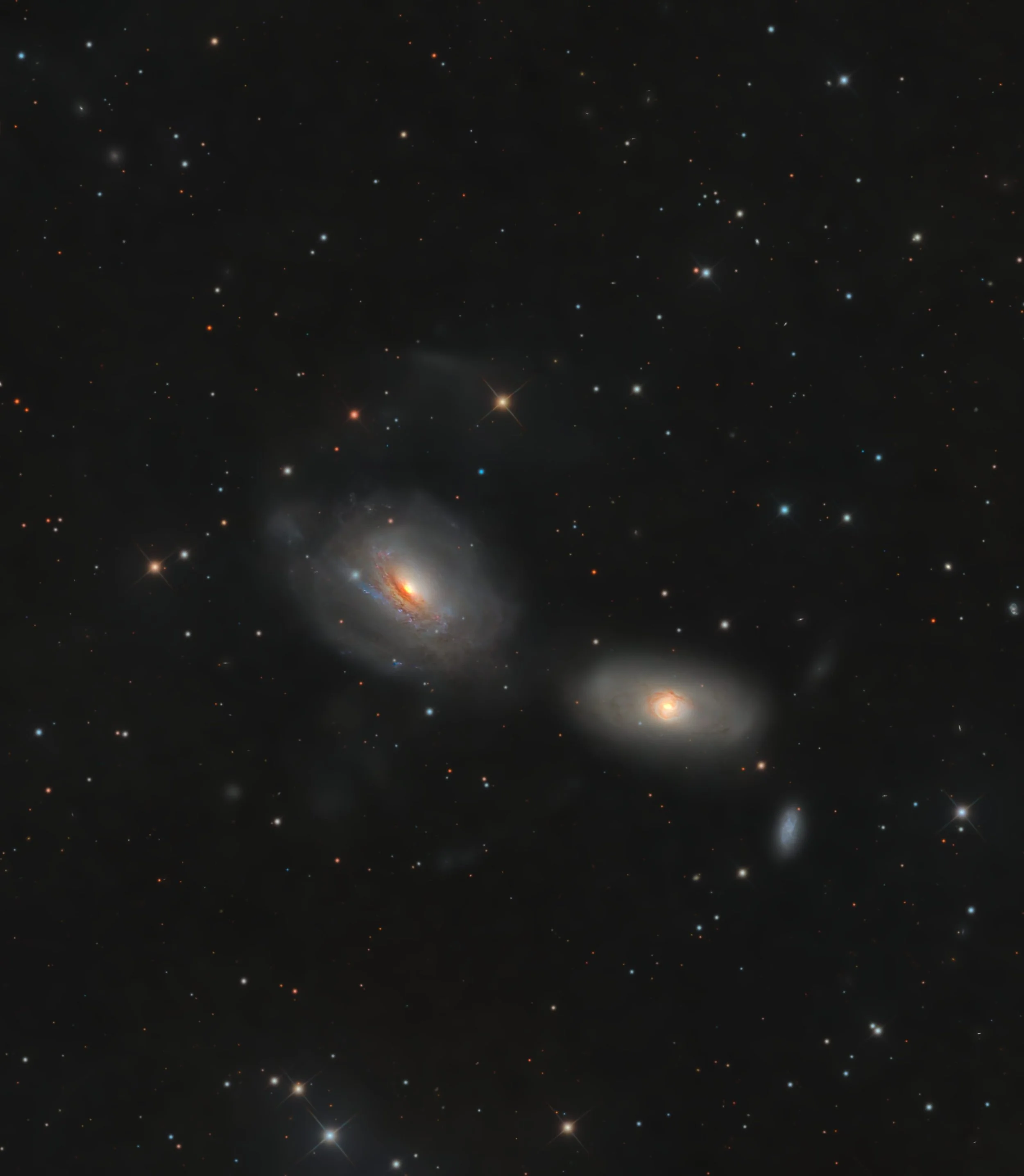 NGC 3169 & NGC 3166