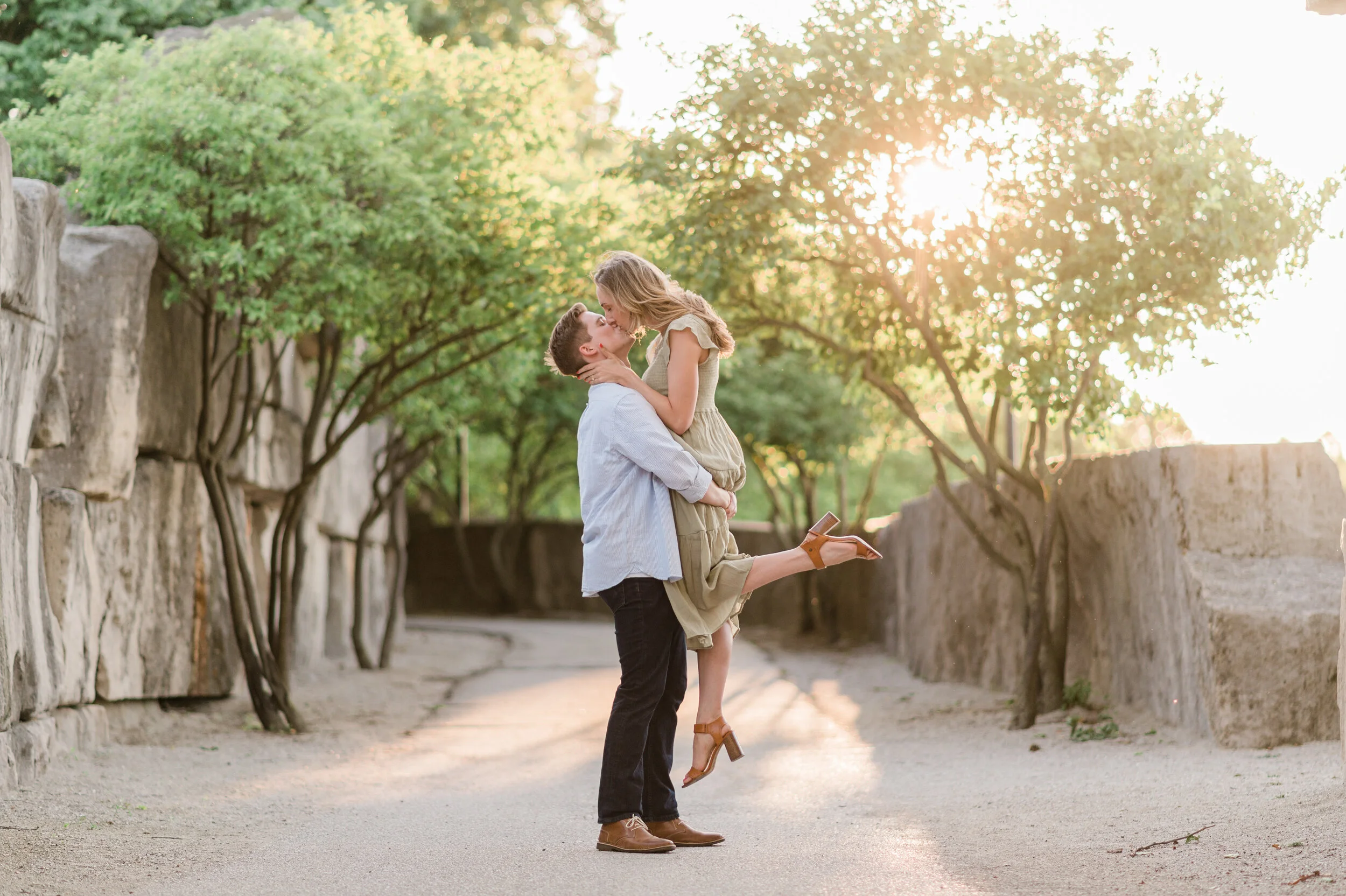 Downtown Indy Summer Engagement Session