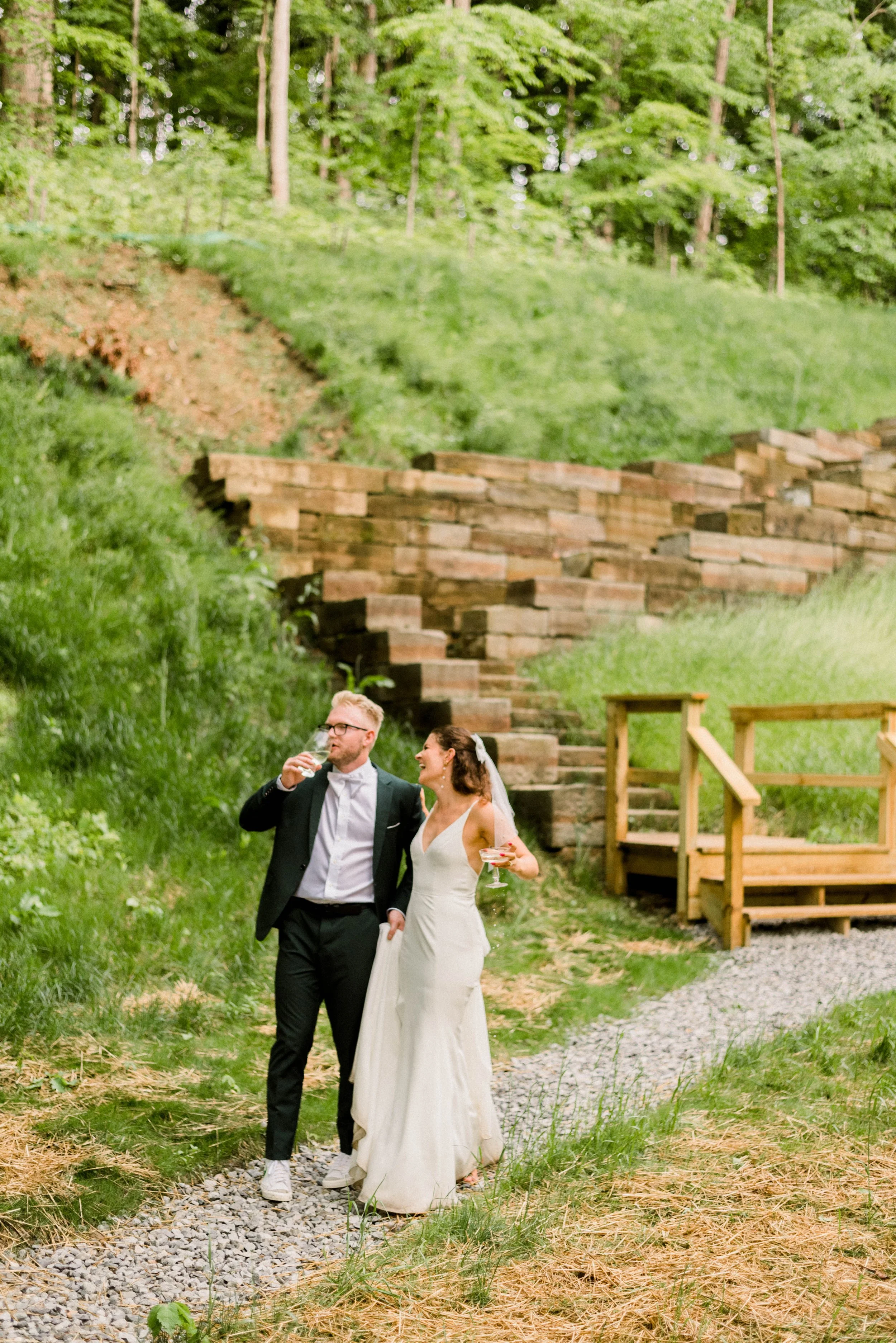Intimate Spring Wedding in Brown County