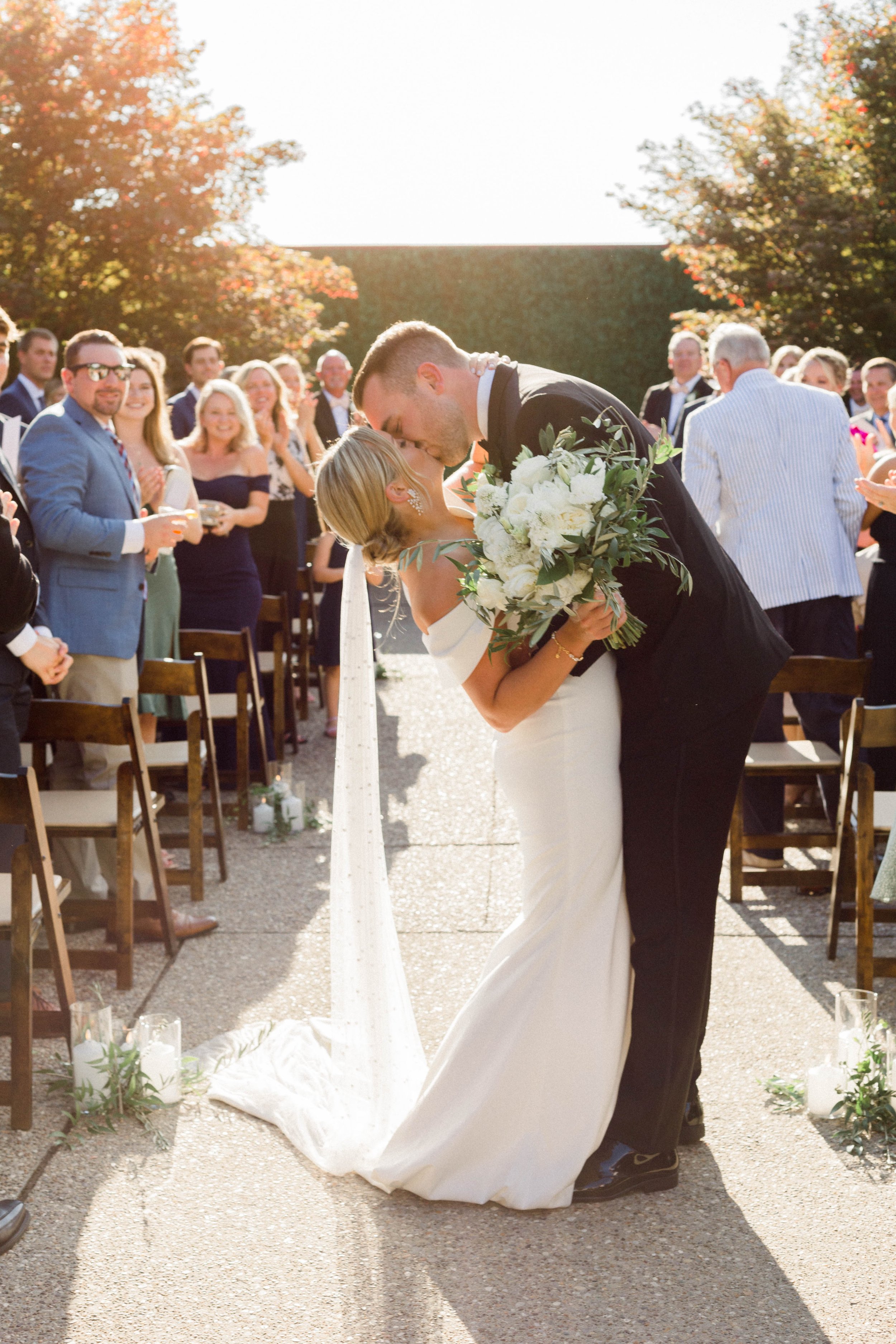 Romantic Chic Summer Wedding at The Refinery near Louisville, Kentucky