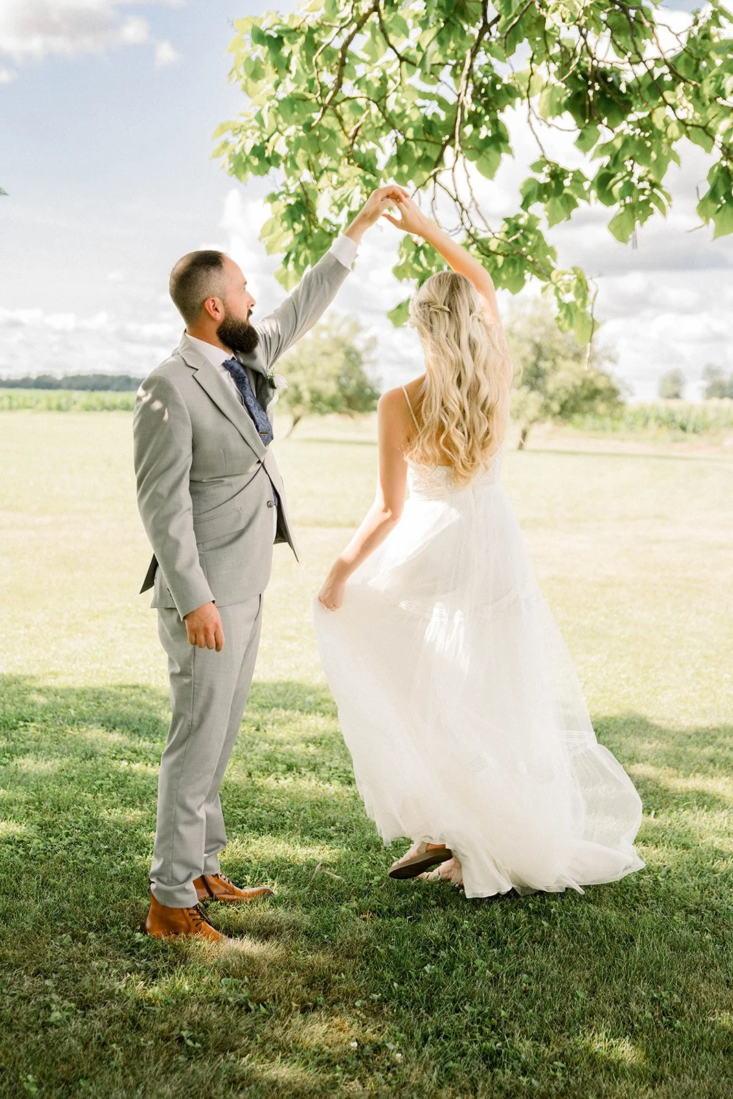 Rustic, Timeless Summer Outdoor Wedding