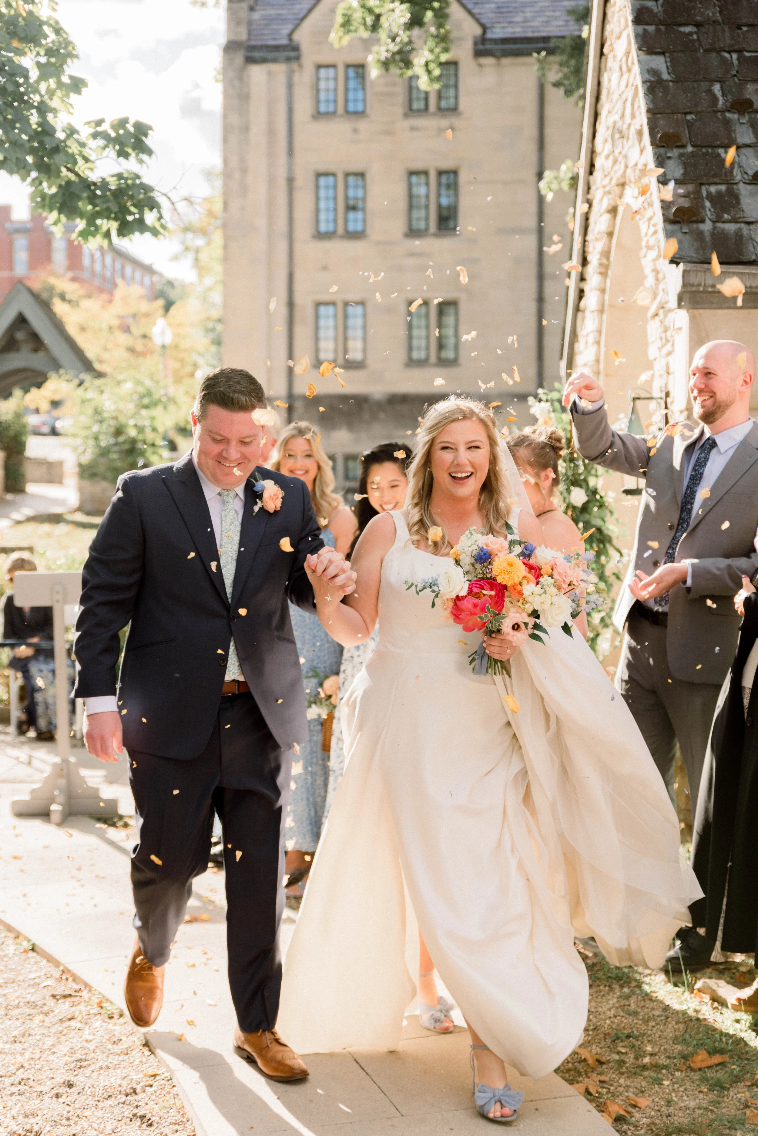 Colorful, Intimate Wedding in Bloomington, Indiana